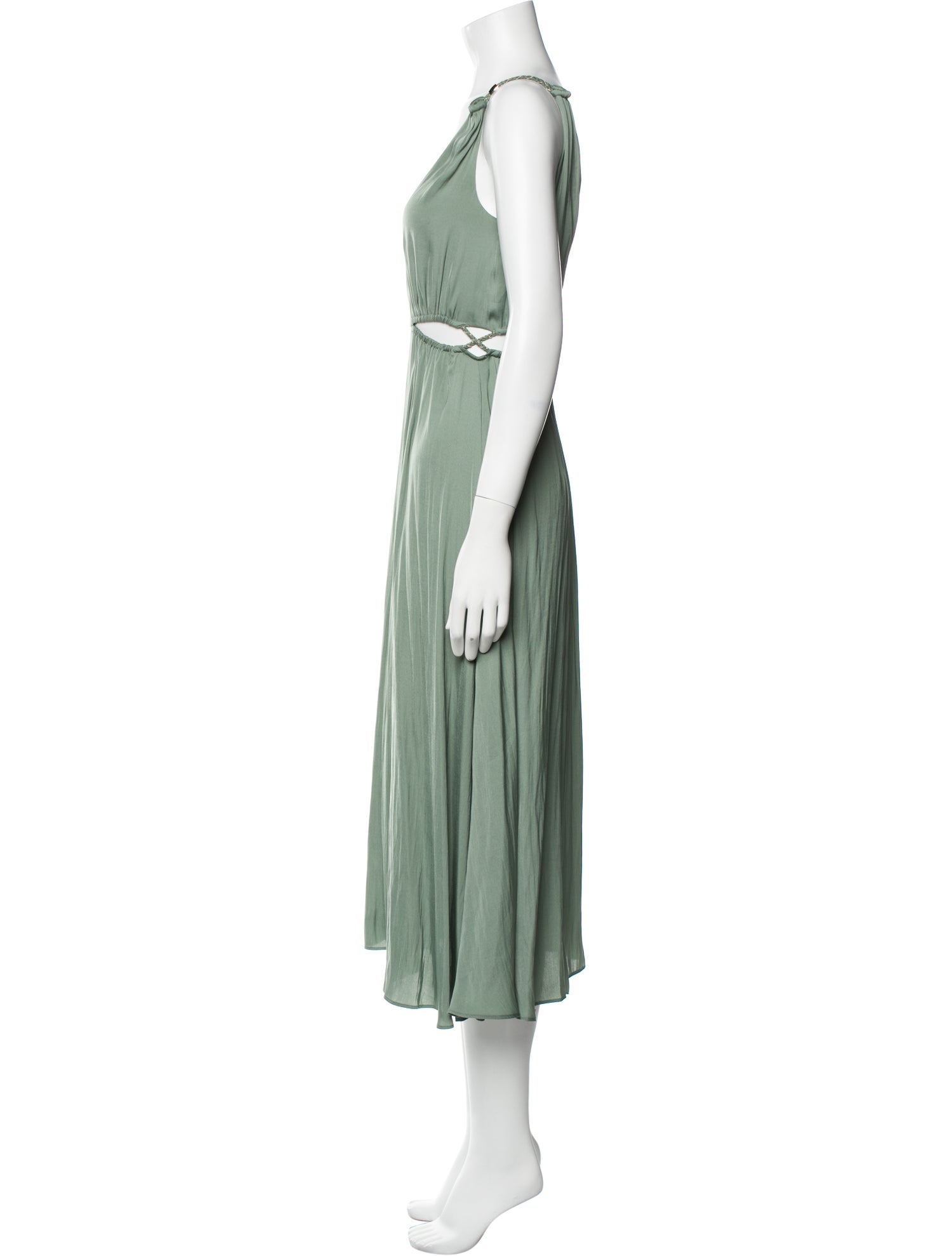 Maje V-Neck Long Dress