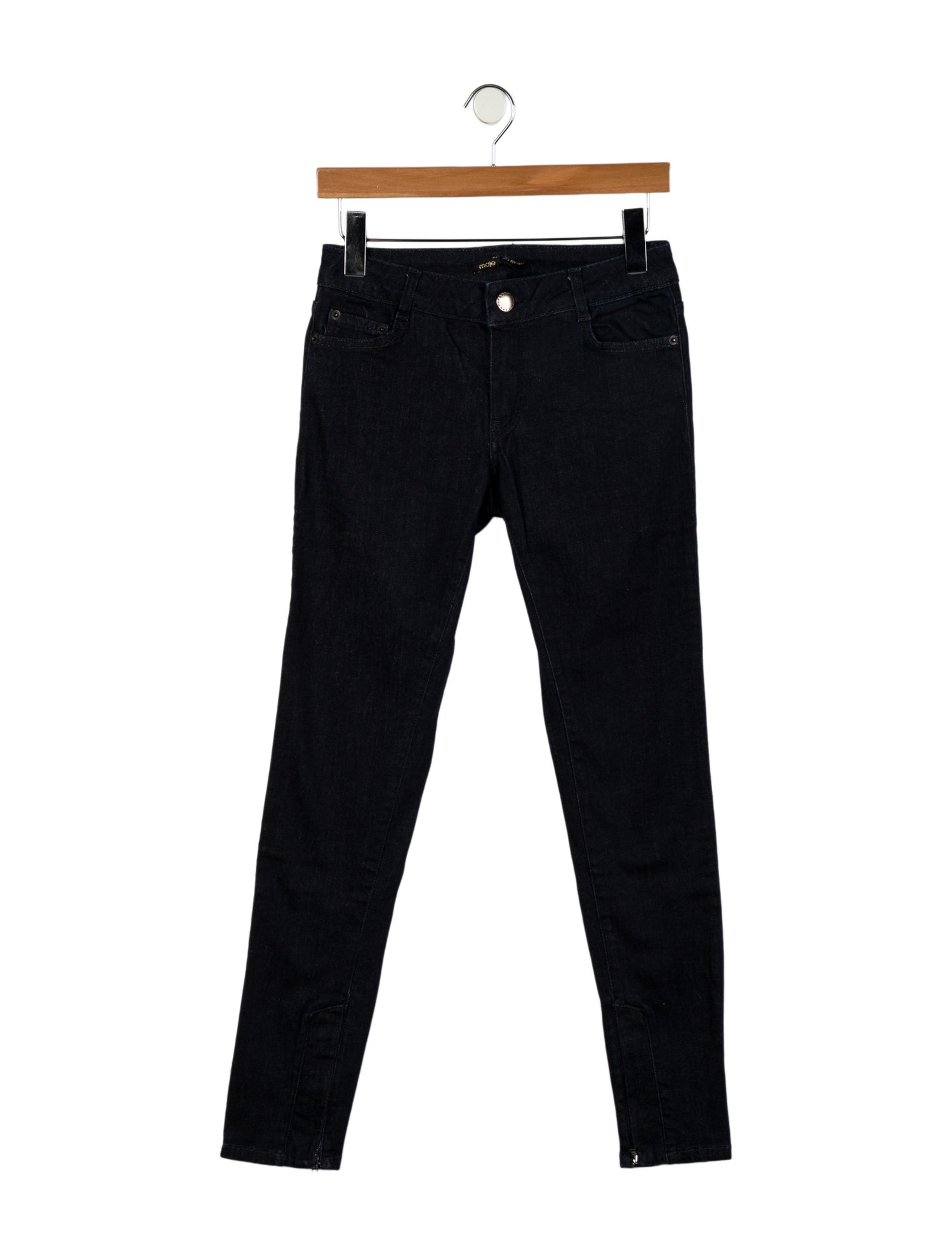 Maje Mid-Rise Skinny Leg Jeans