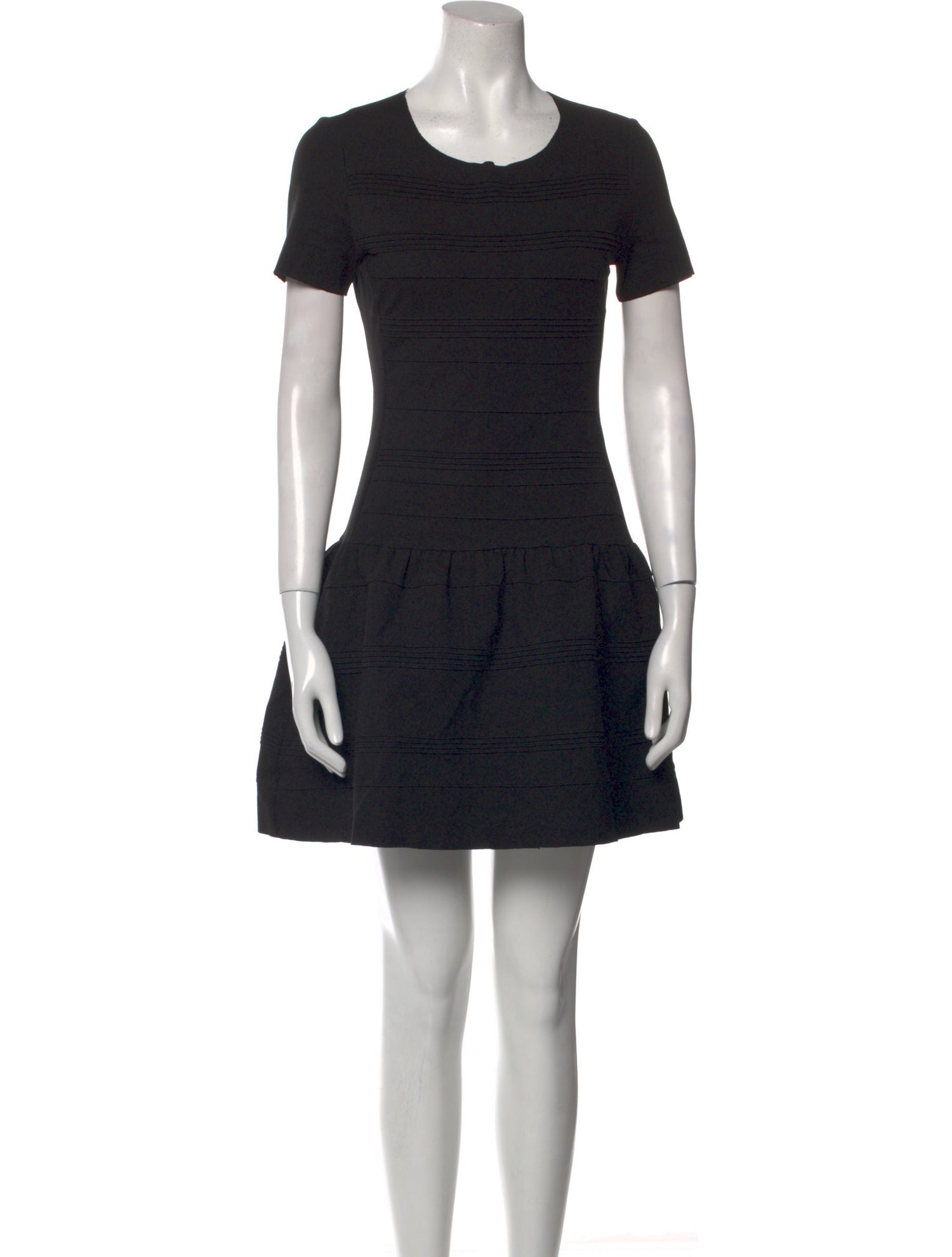 Maje Scoop Neck Mini Dress