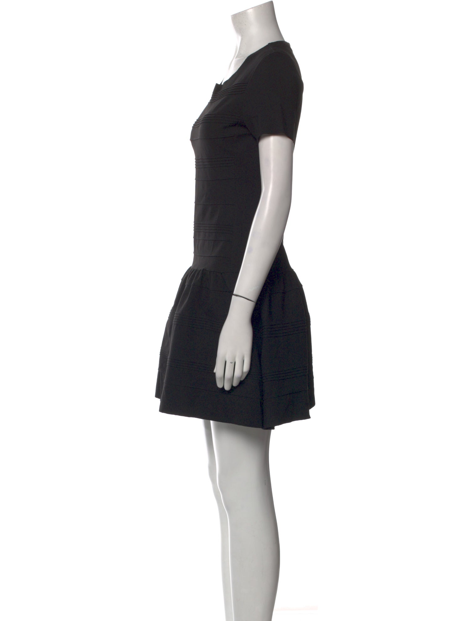 Maje Scoop Neck Mini Dress