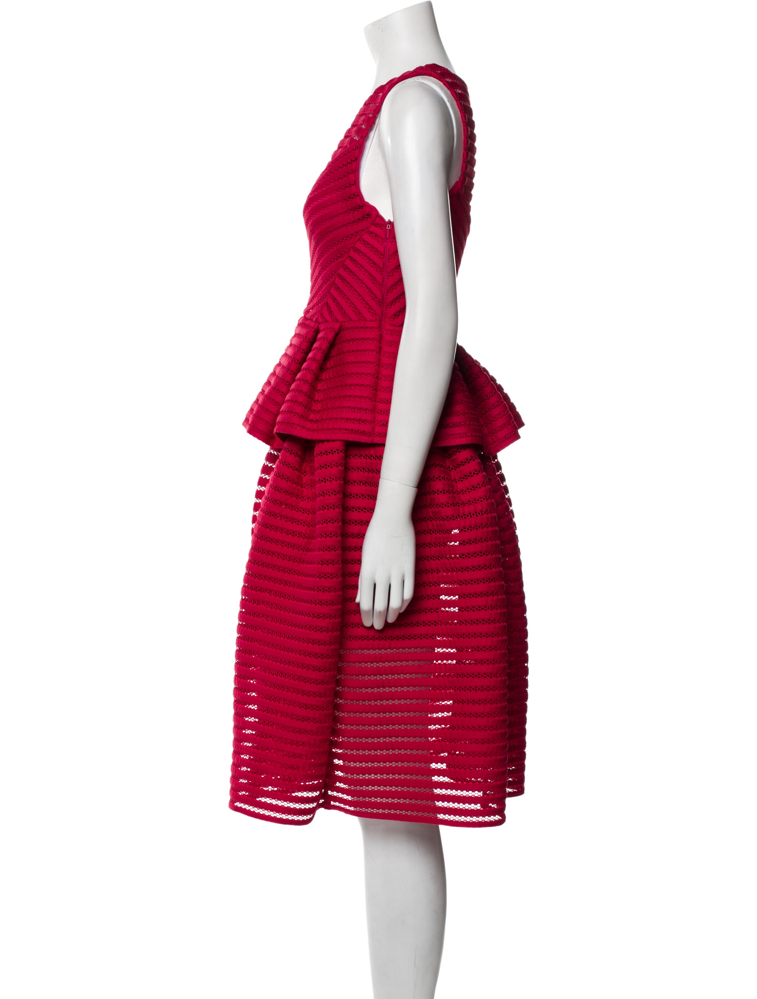 Maje Pleated Accents Skirt Set