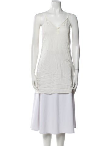 Maje Tops V-Neck Sleeveless Tunic XS