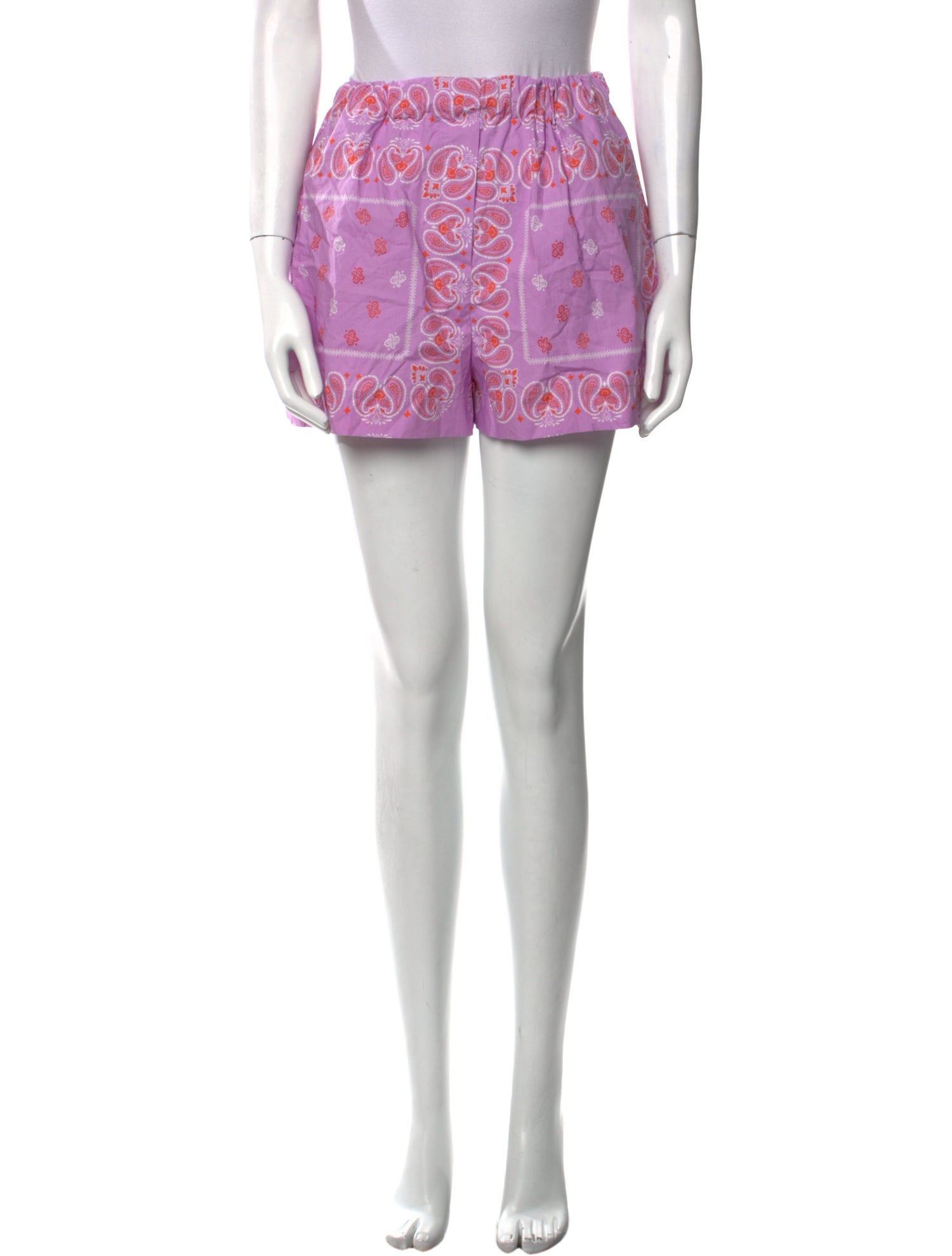 Maje Printed Mini Shorts