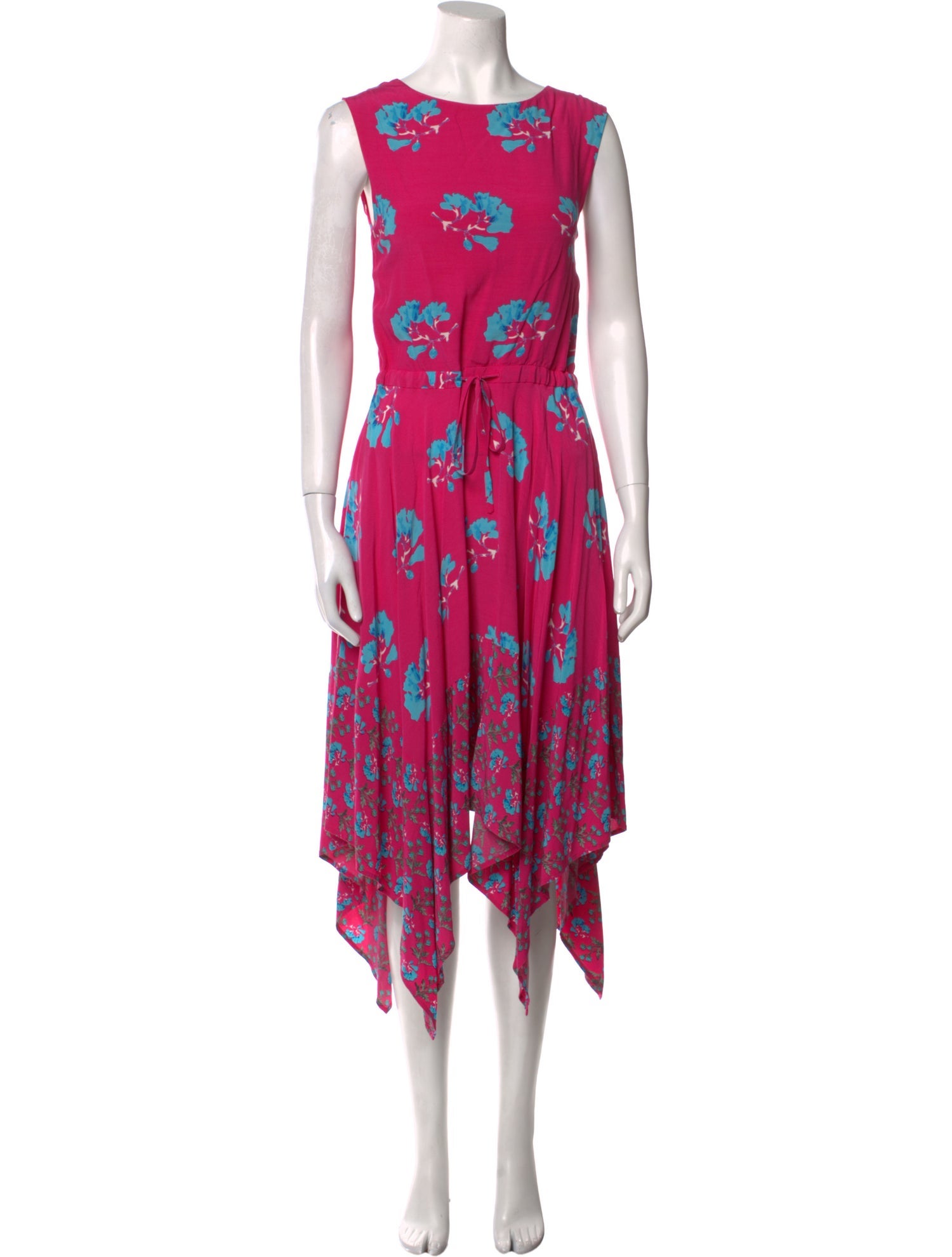 Maje Floral Print Long Dress