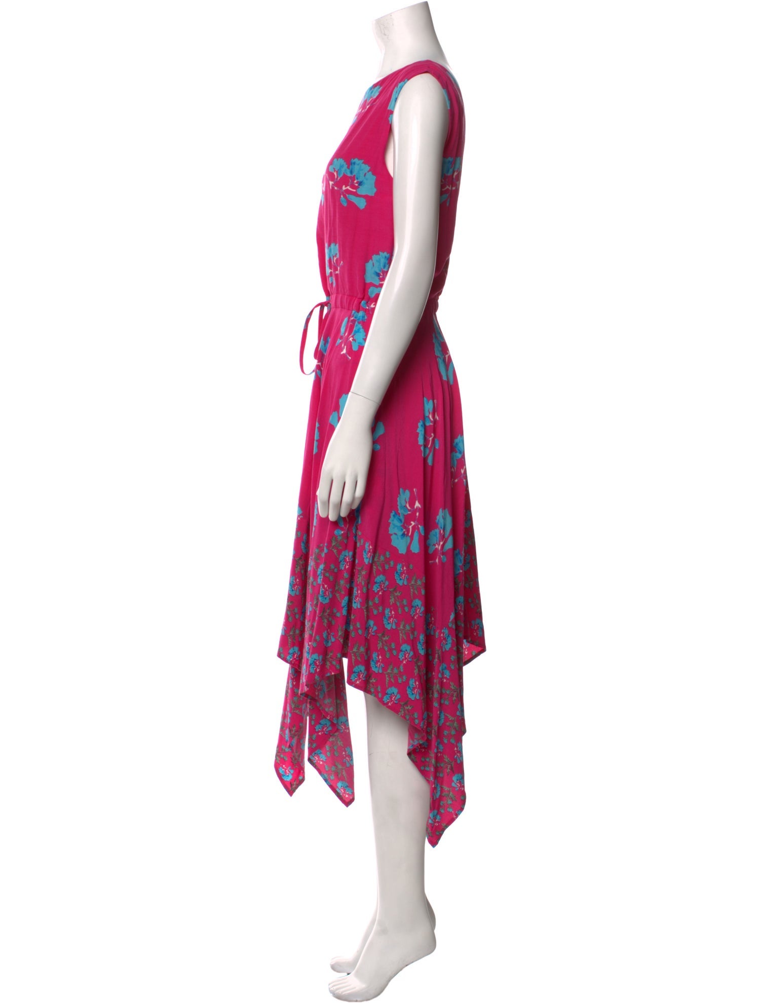 Maje Floral Print Long Dress