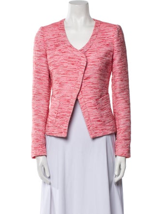 Maje Tweed Pattern Jacket