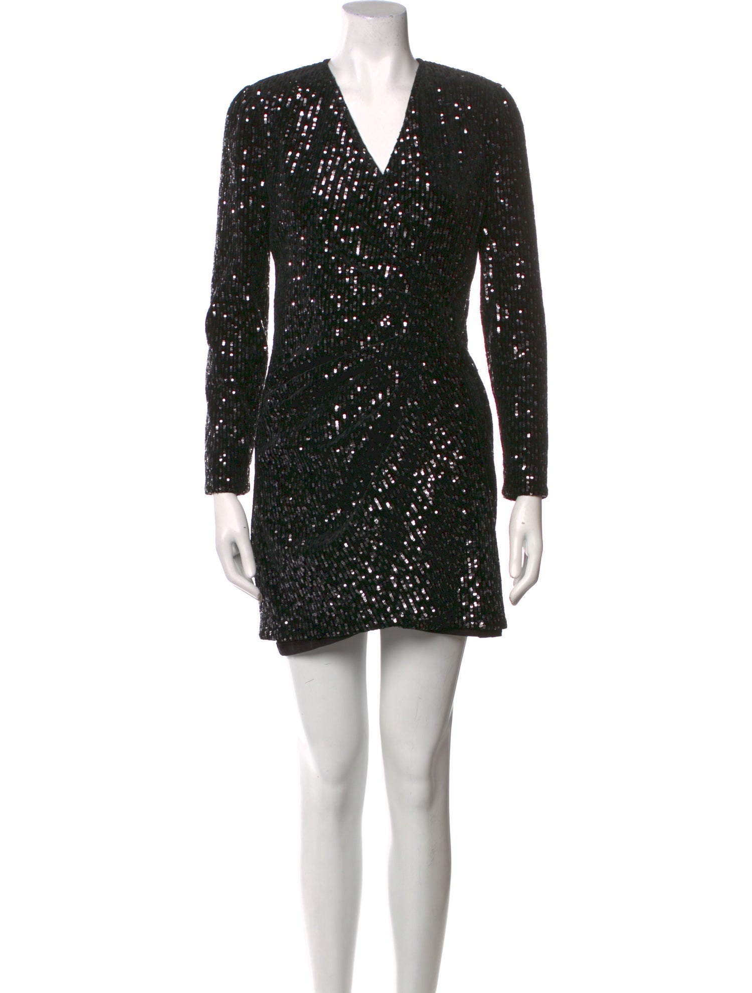 Maje V-Neck Mini Dress