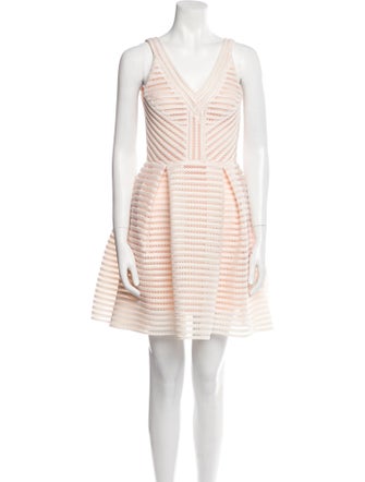 Maje Striped Mini Dress