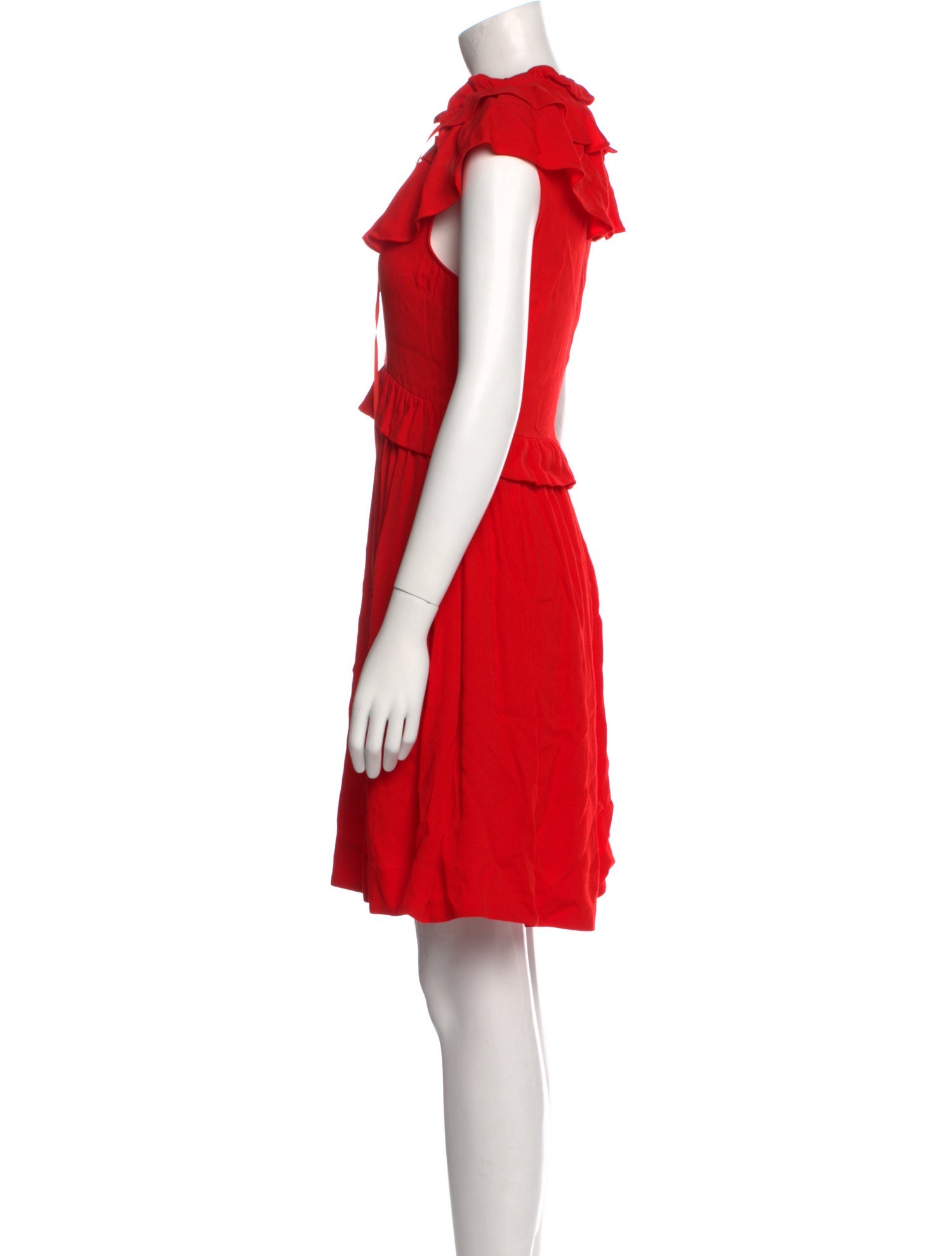 Maje V-Neck Knee-Length Dress