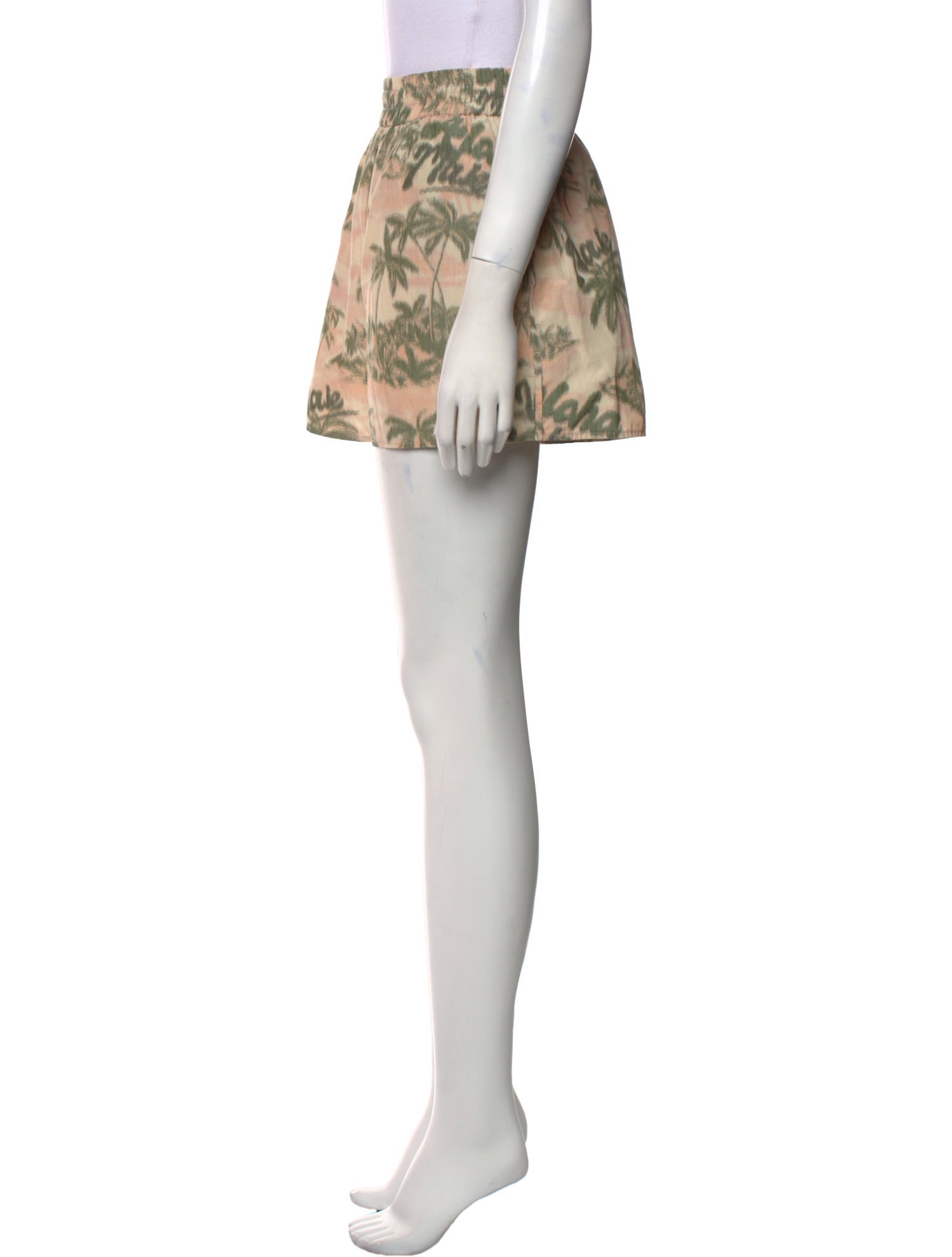 Maje Printed Mini Shorts