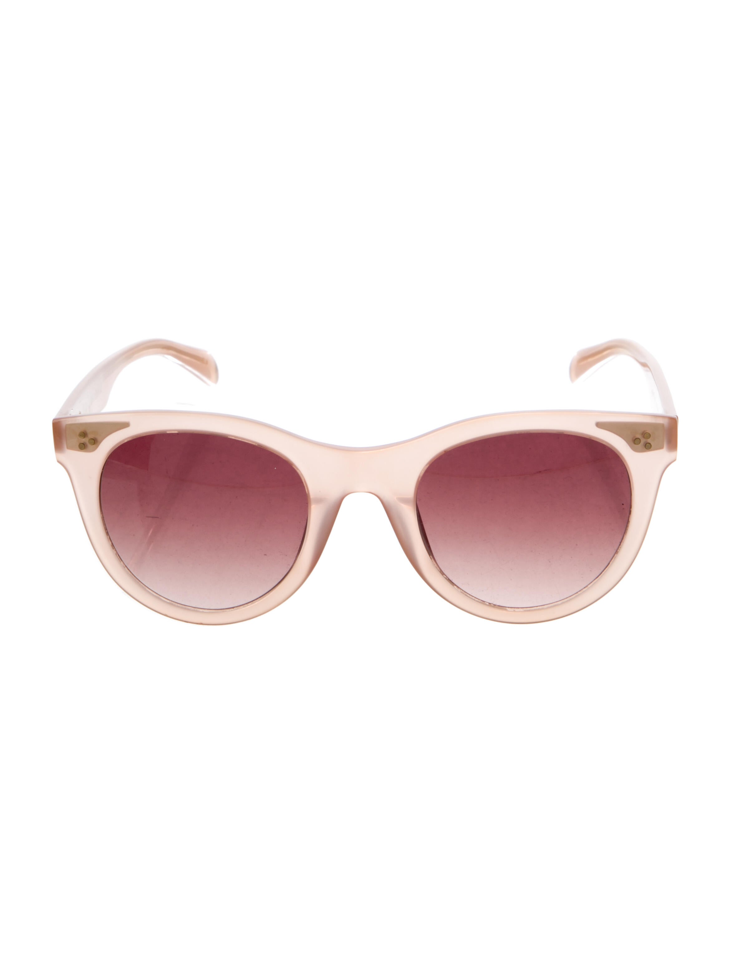 Maje Round Gradient Sunglasses
