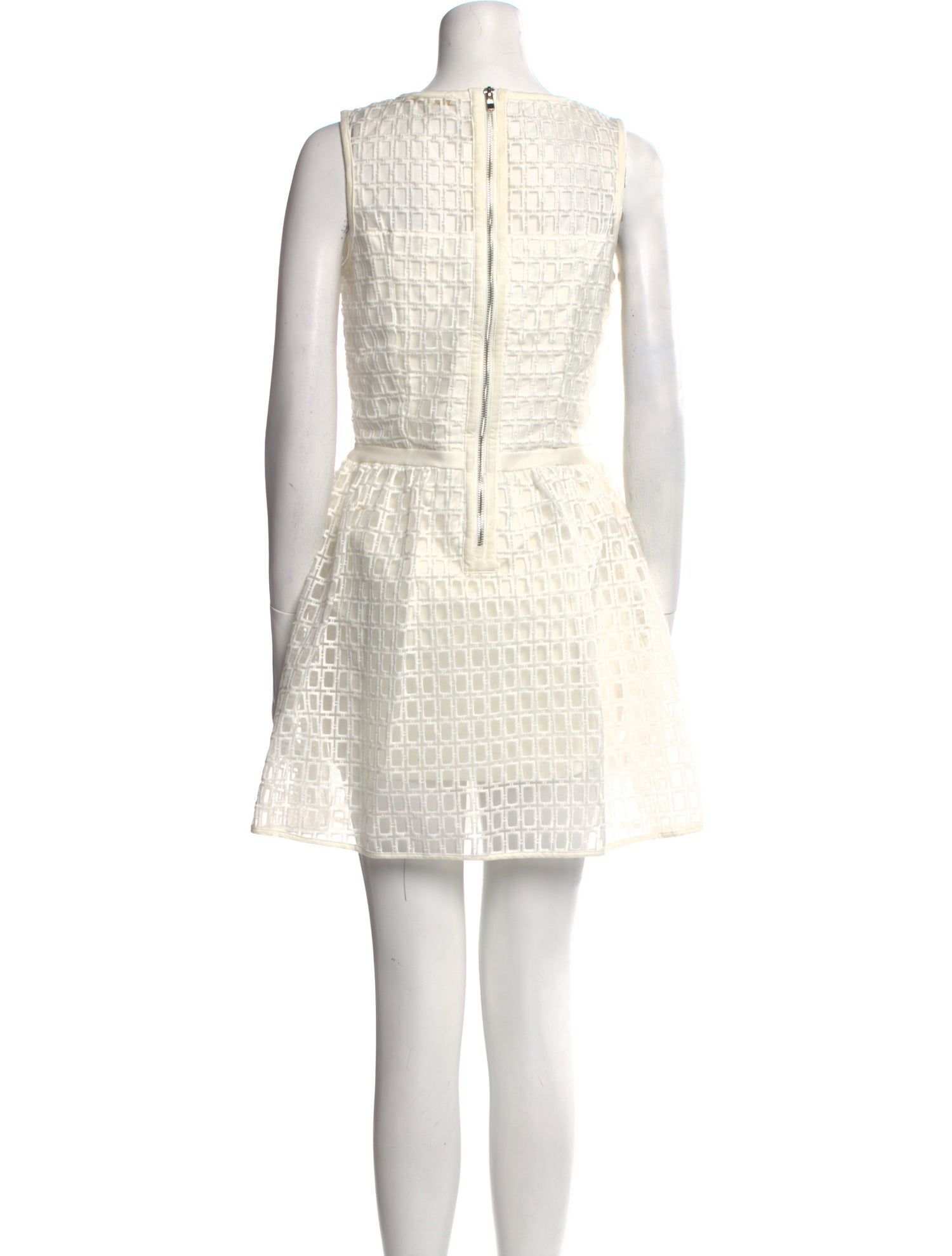 Maje Crew Neck Mini Dress