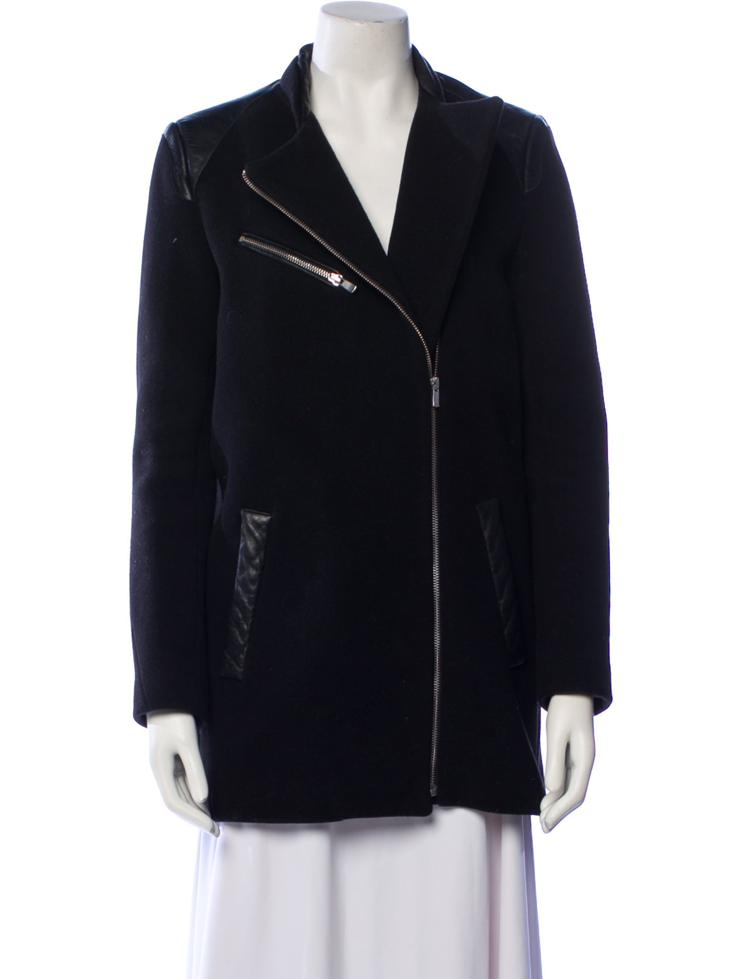 Maje Virgin Wool Coat