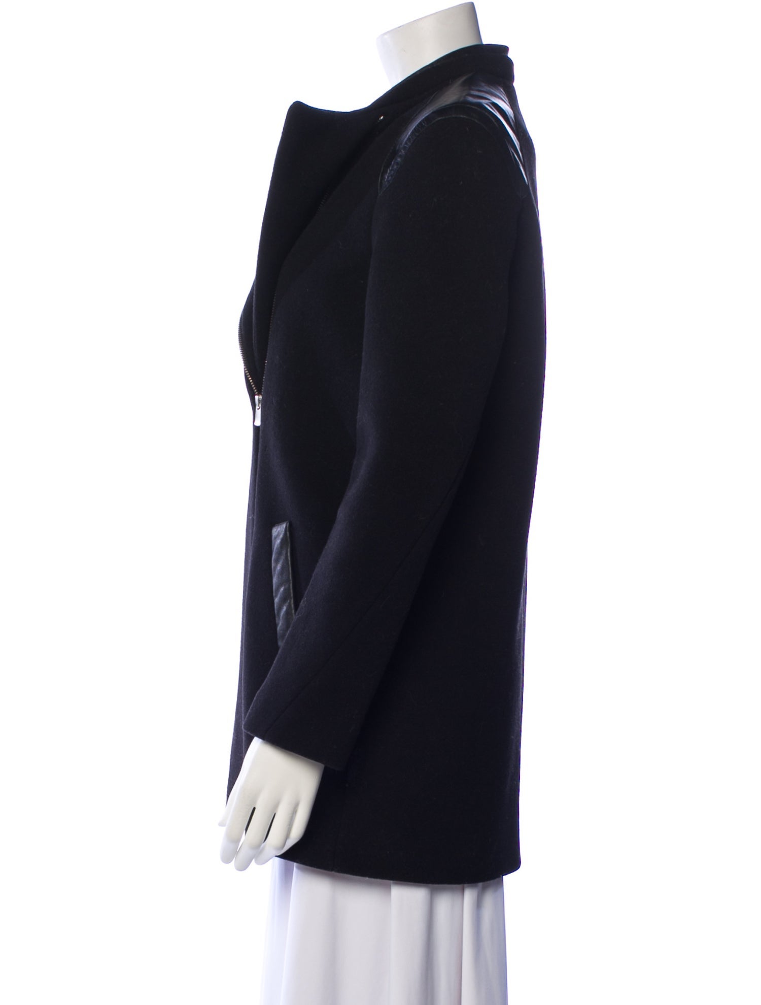Maje Virgin Wool Coat
