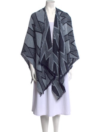 Maje Printed Open Front Sweater