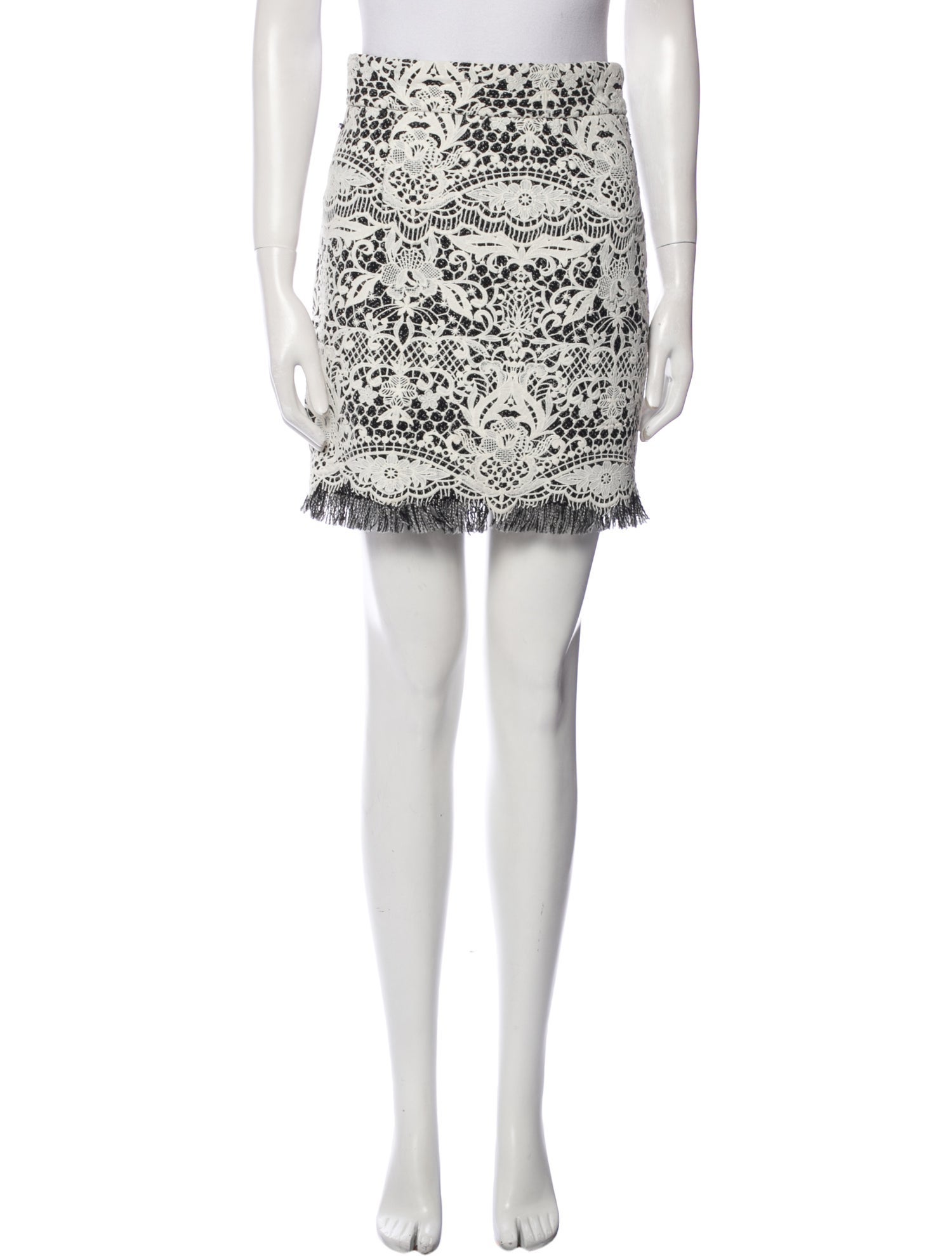 Maje Wool Mini Skirt