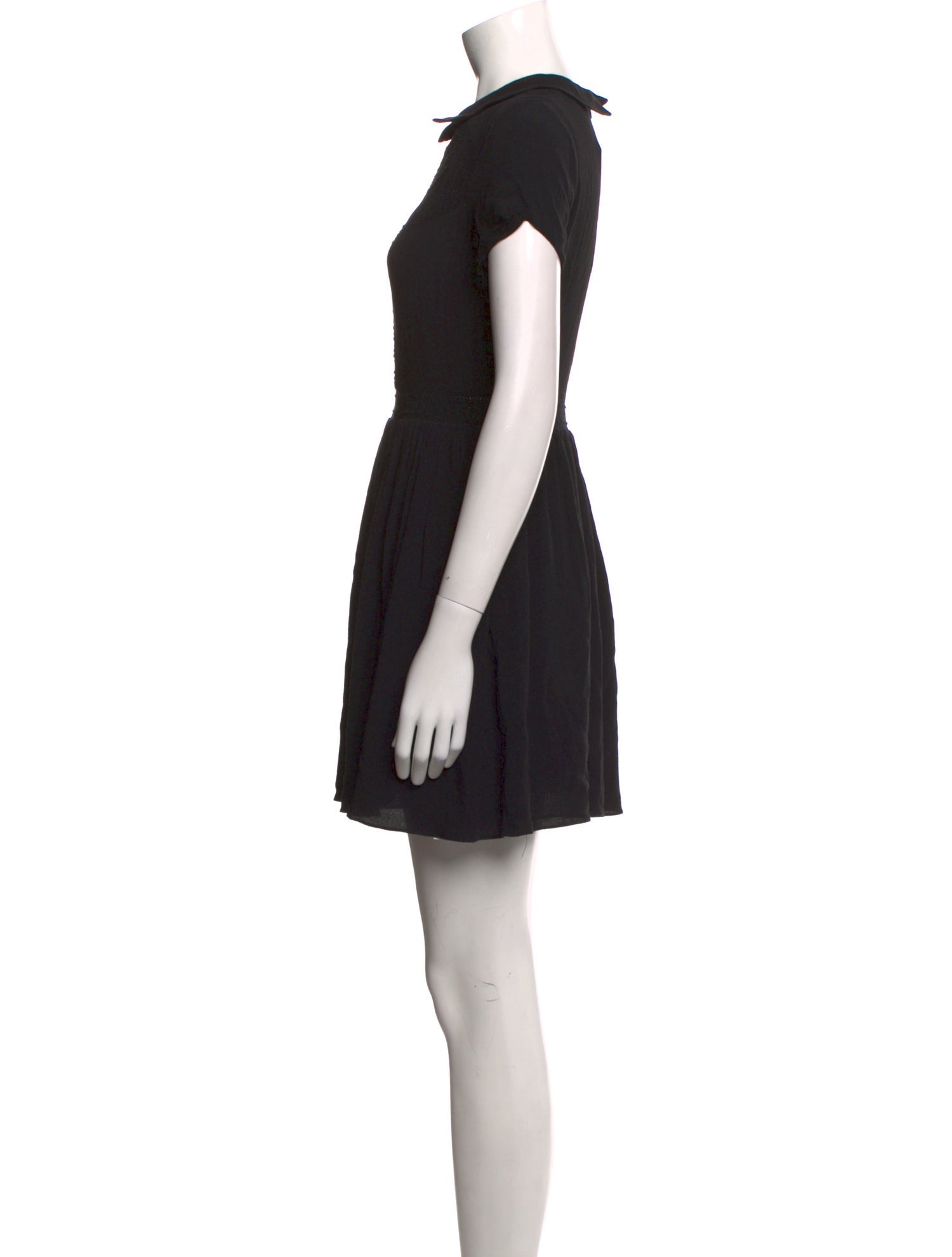 Maje Crew Neck Mini Dress