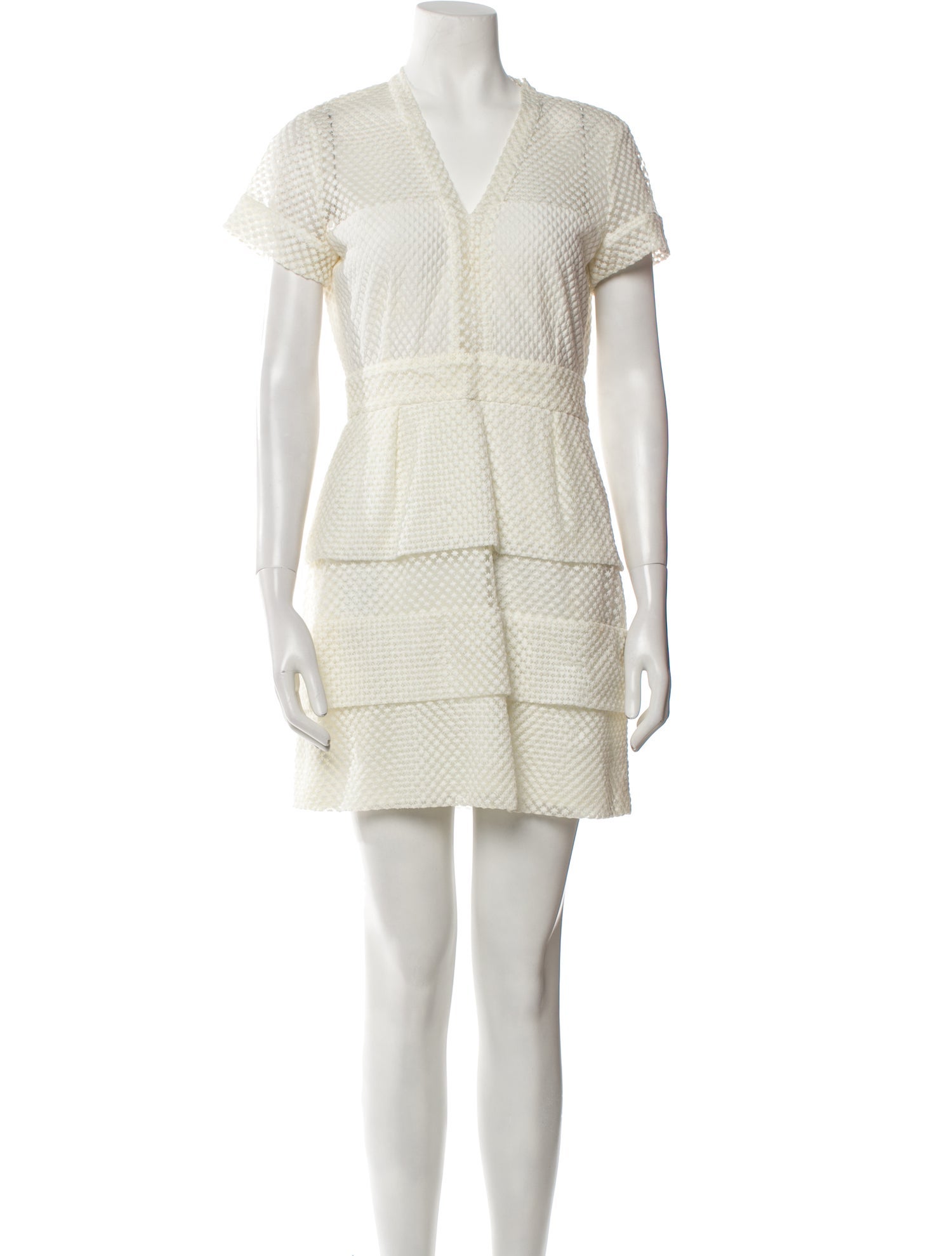 Maje V-Neck Mini Dress