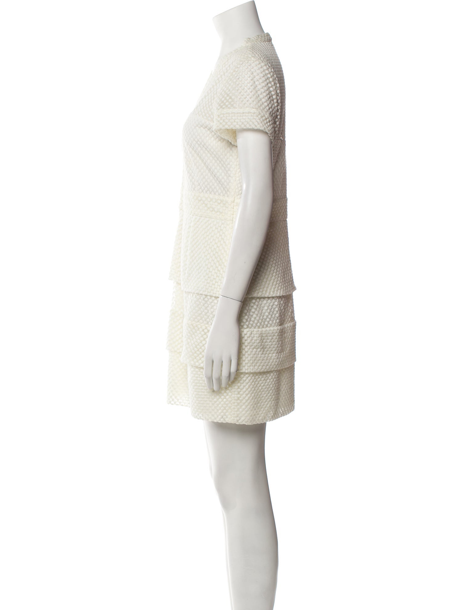 Maje V-Neck Mini Dress