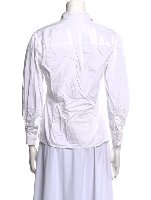 Maje Three-Quarter Sleeve Button-Up Top