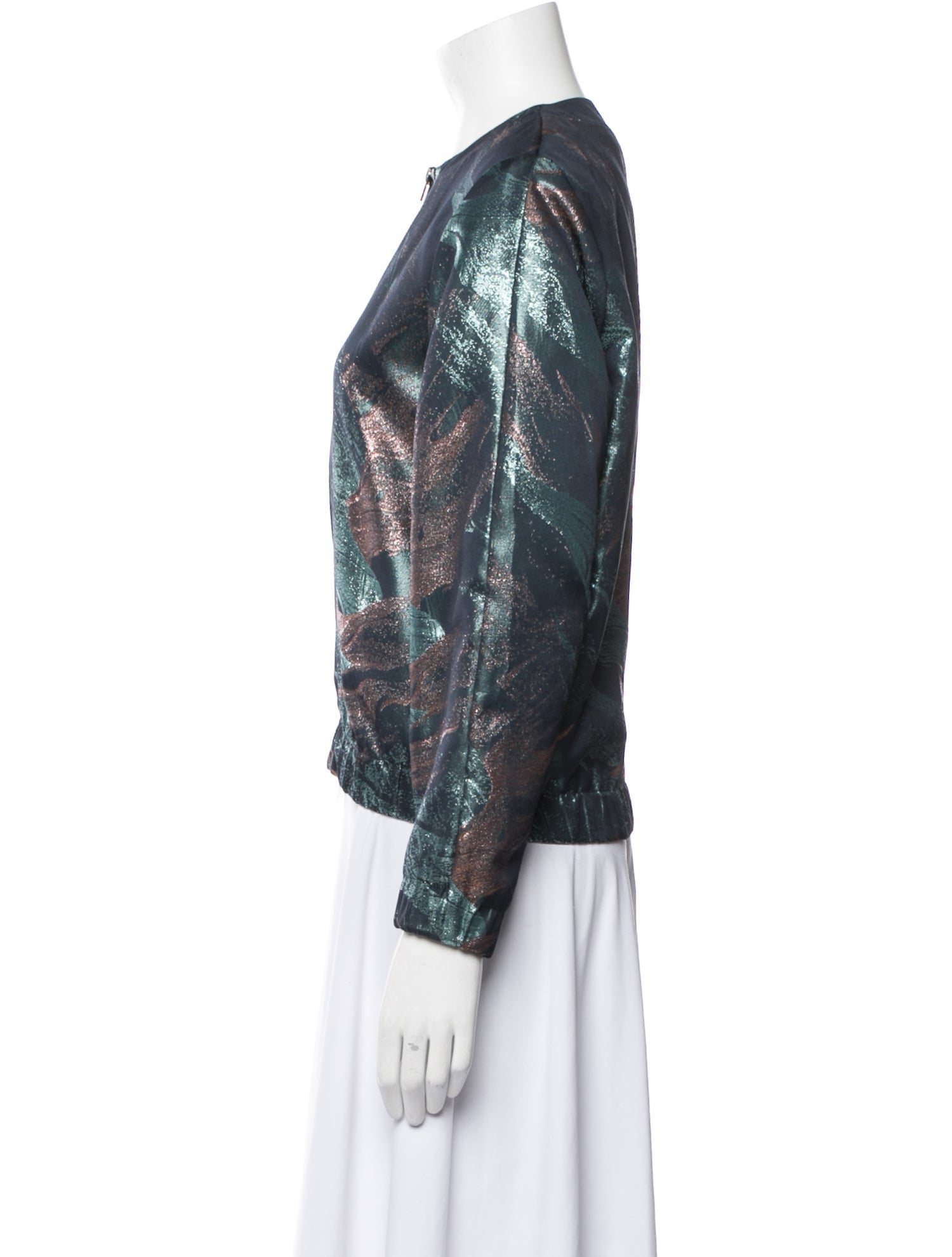 Maje Printed Evening Jacket