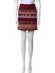 Maje Striped Mini Skirt