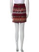 Maje Striped Mini Skirt