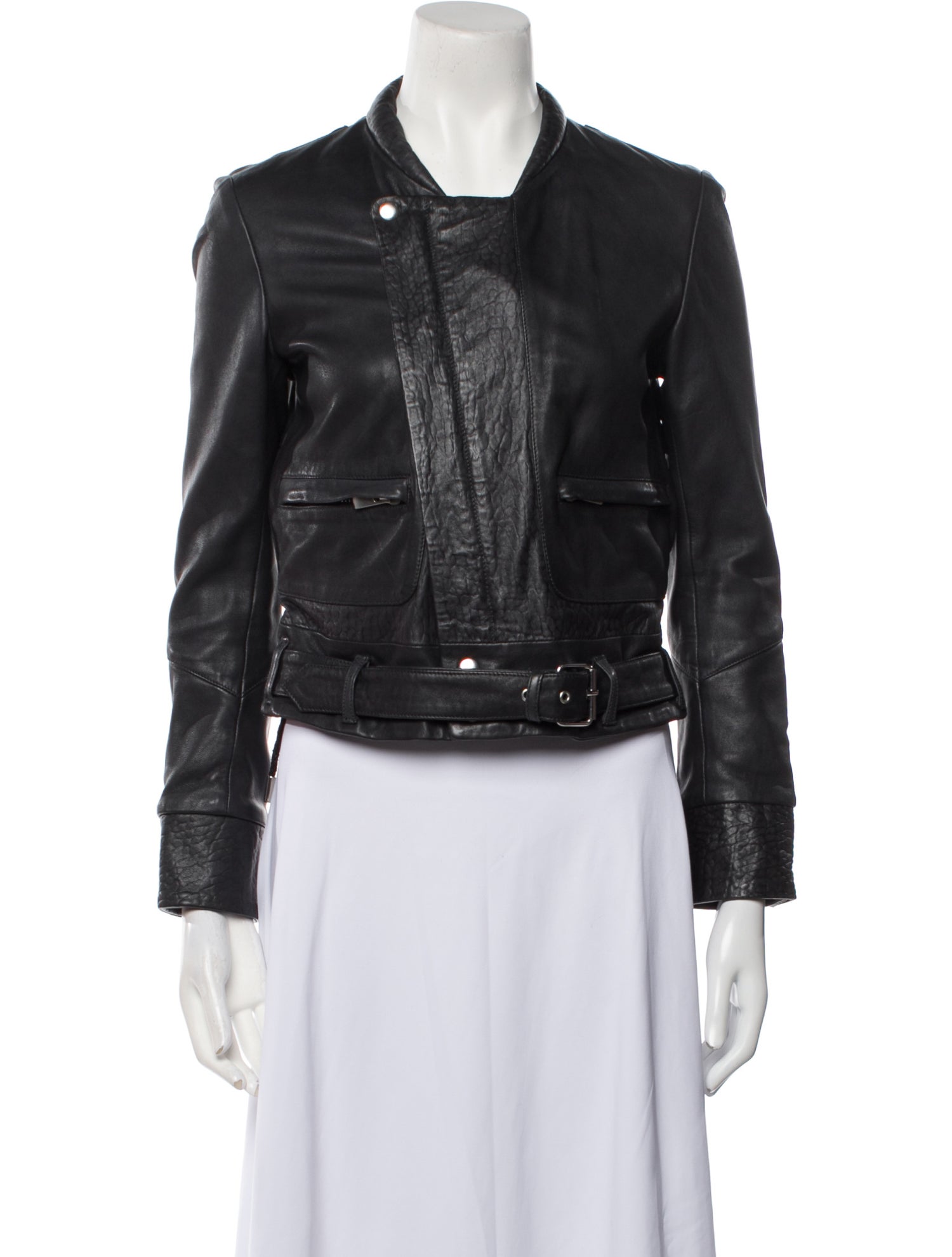 Maje Leather Biker Jacket