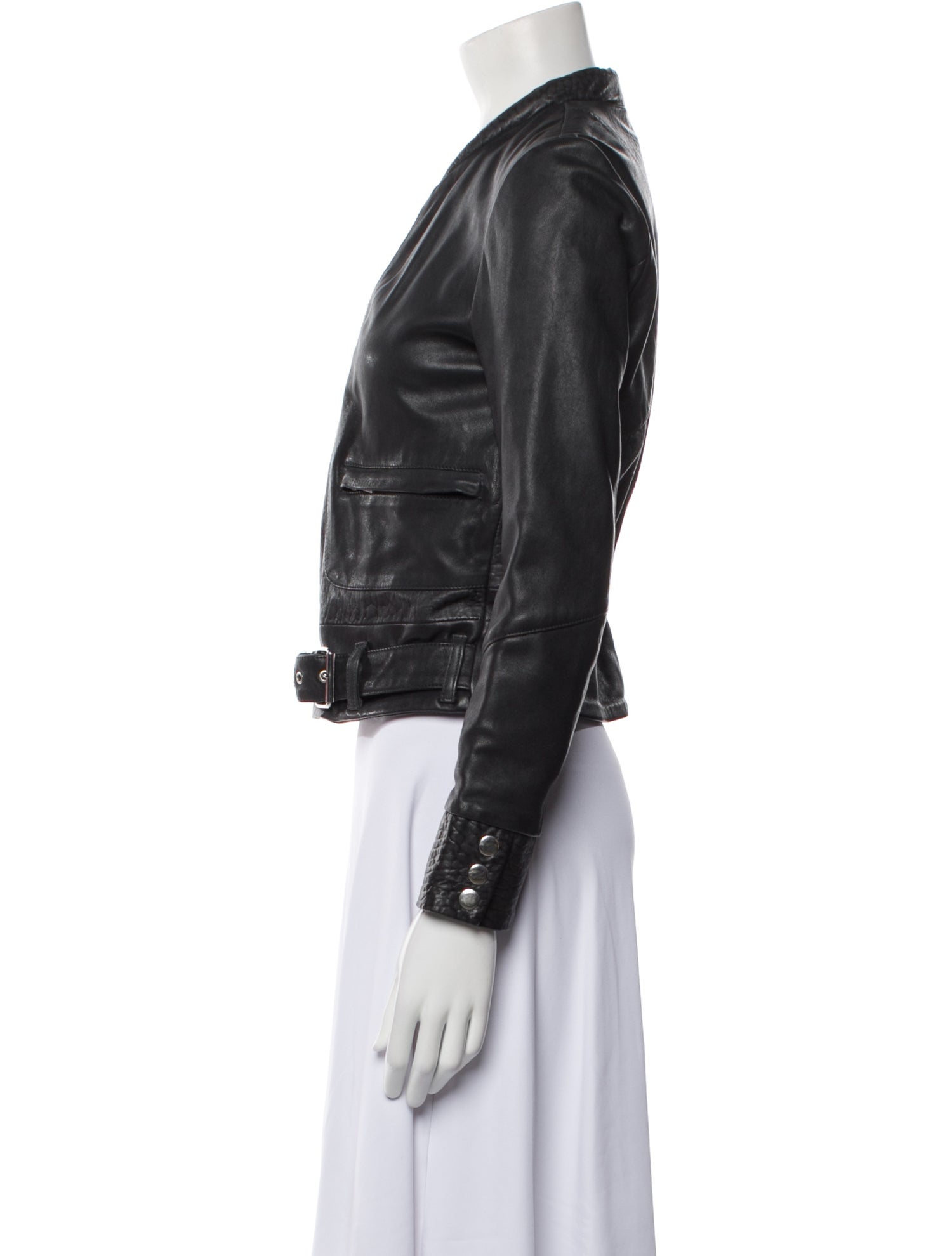 Maje Leather Biker Jacket