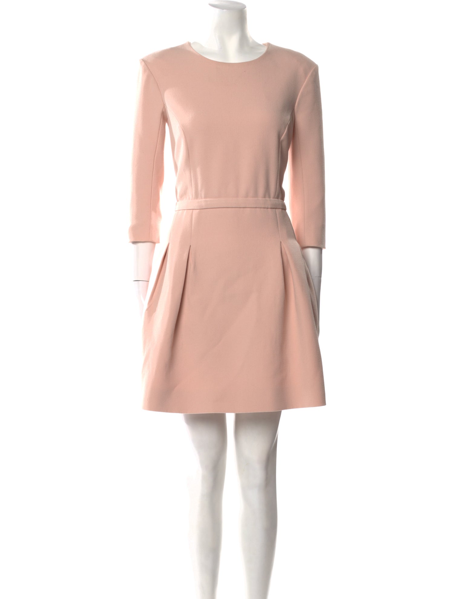 Maje Bateau Neckline Mini Dress