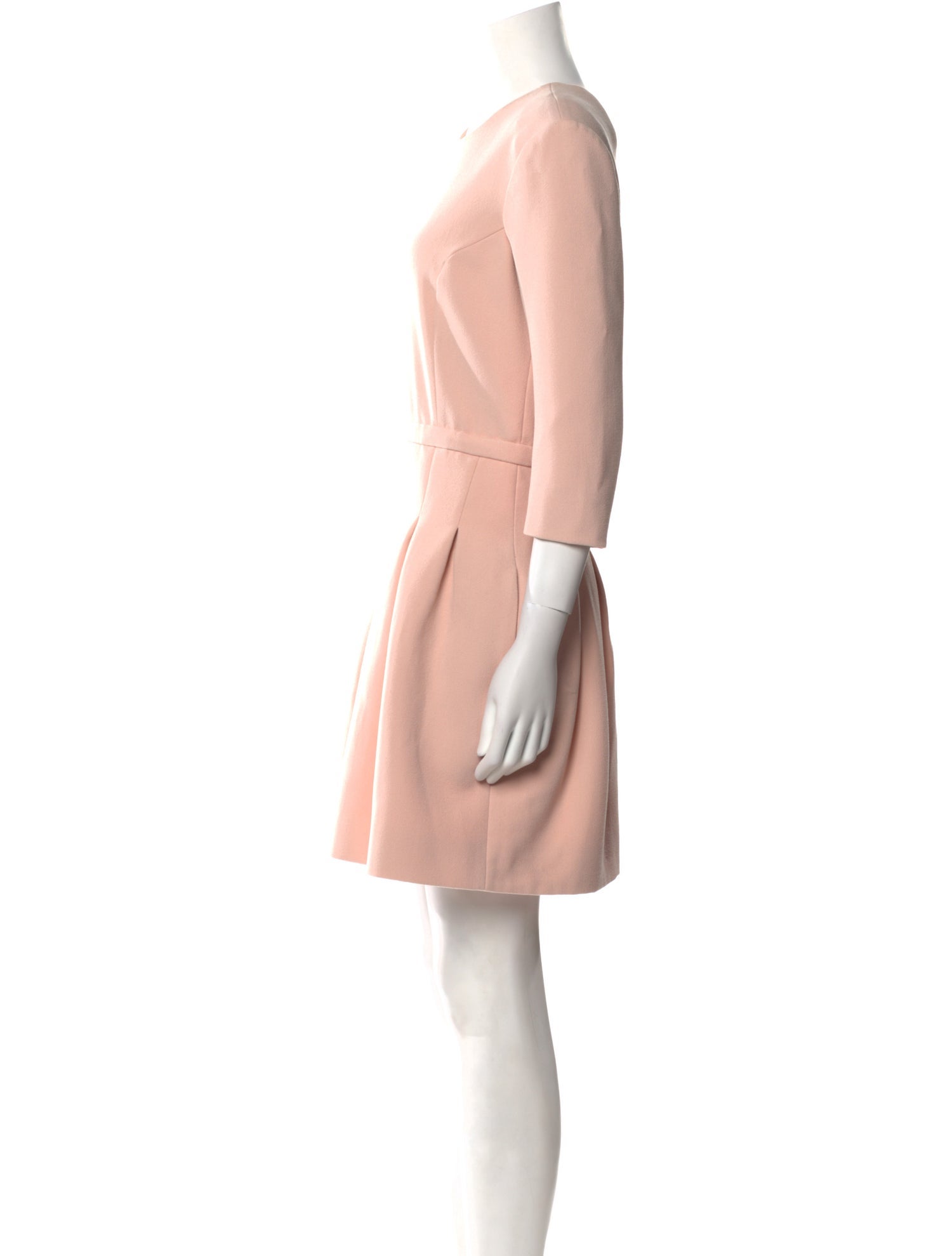 Maje Bateau Neckline Mini Dress