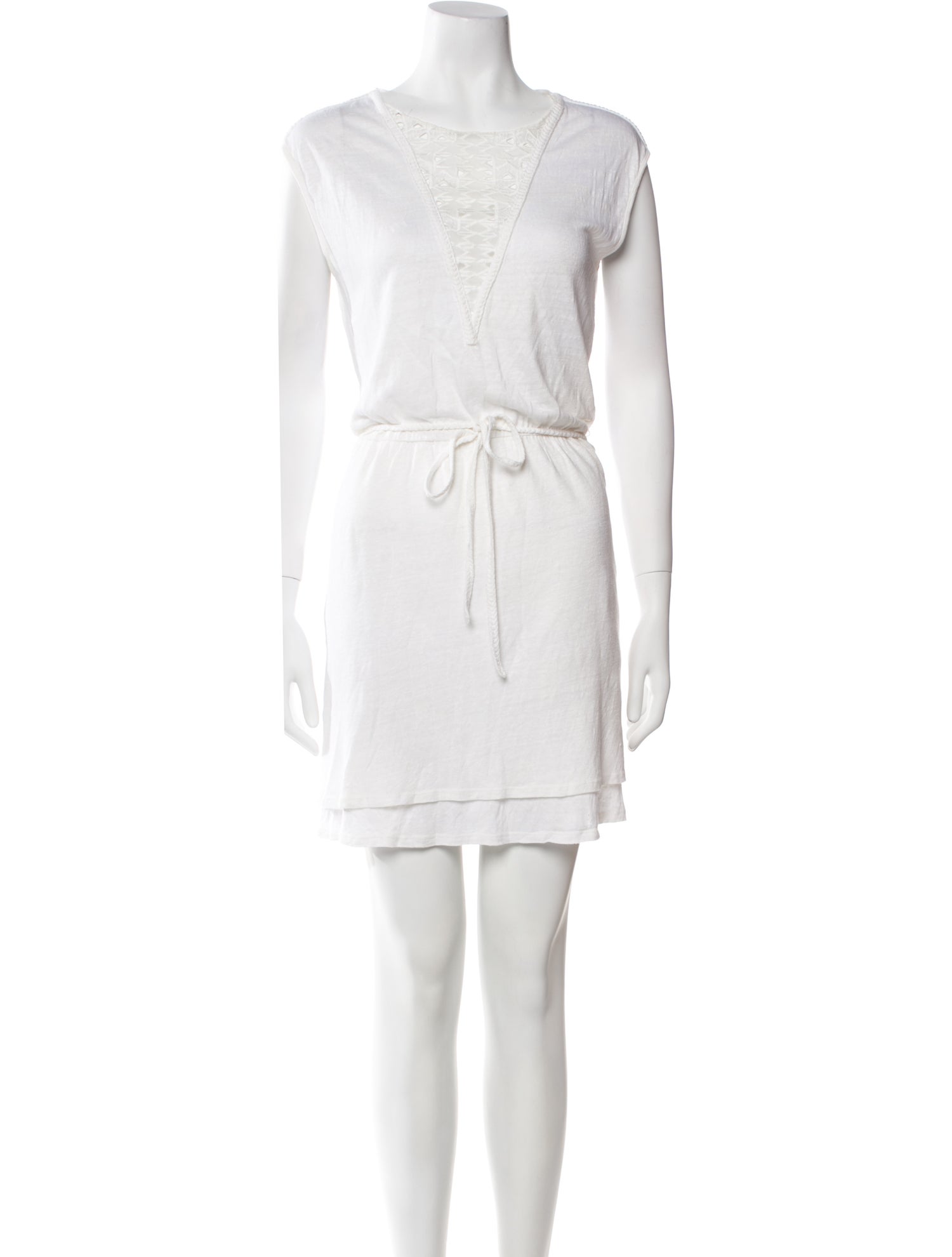 Maje Linen Mini Dress