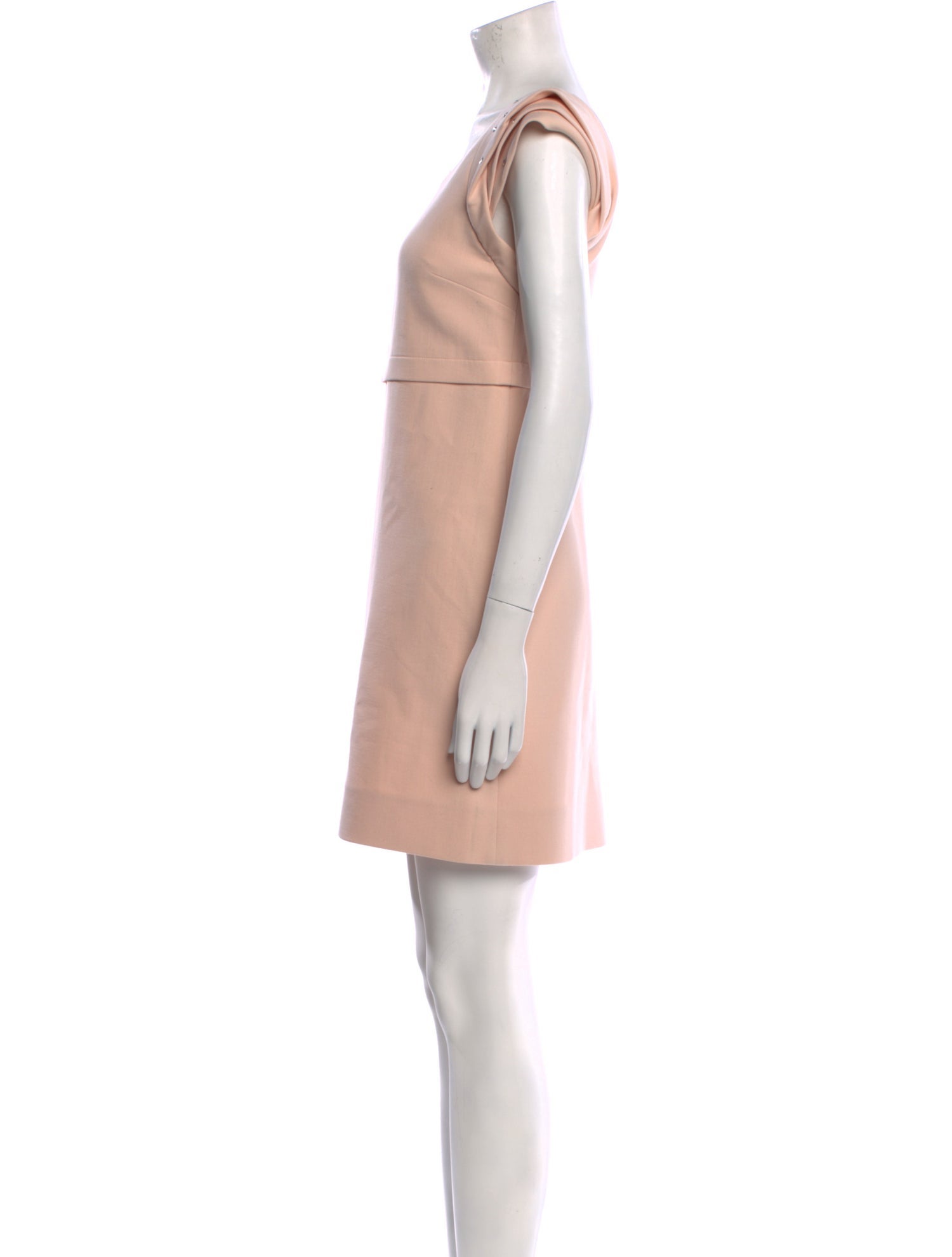 Maje Scoop Neck Mini Dress