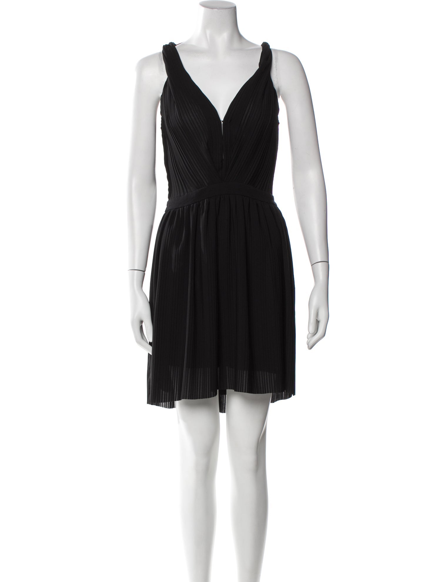 Maje V-Neck Mini Dress