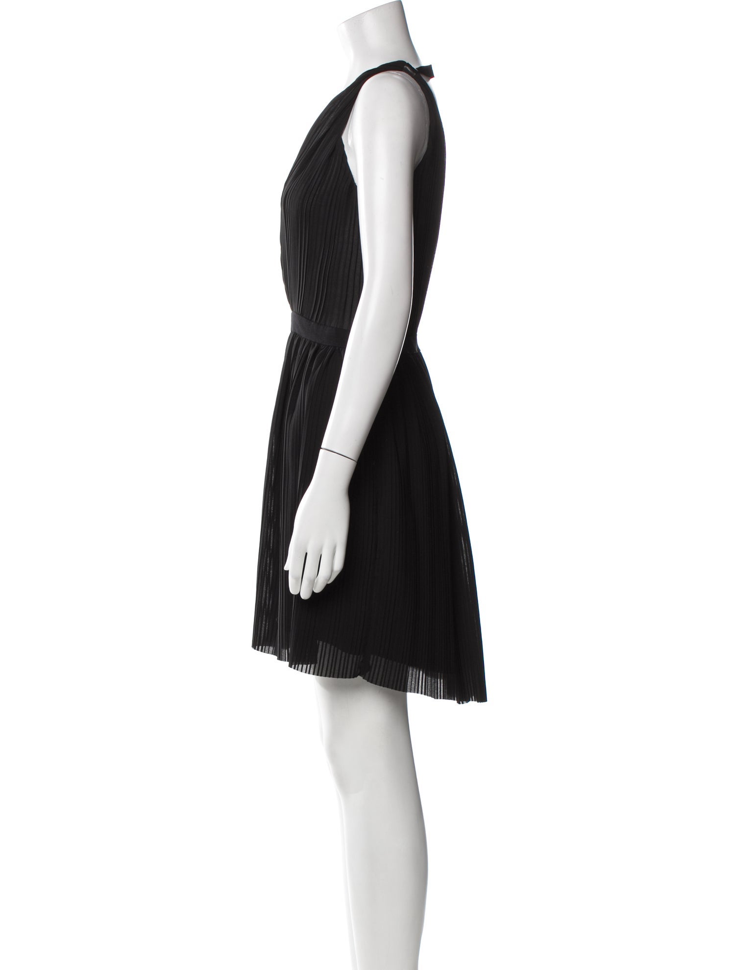 Maje V-Neck Mini Dress