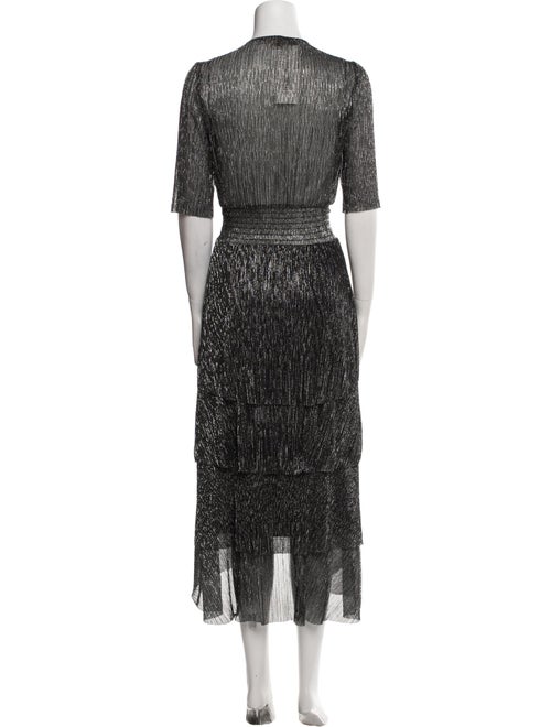 Maje Printed Long Dress