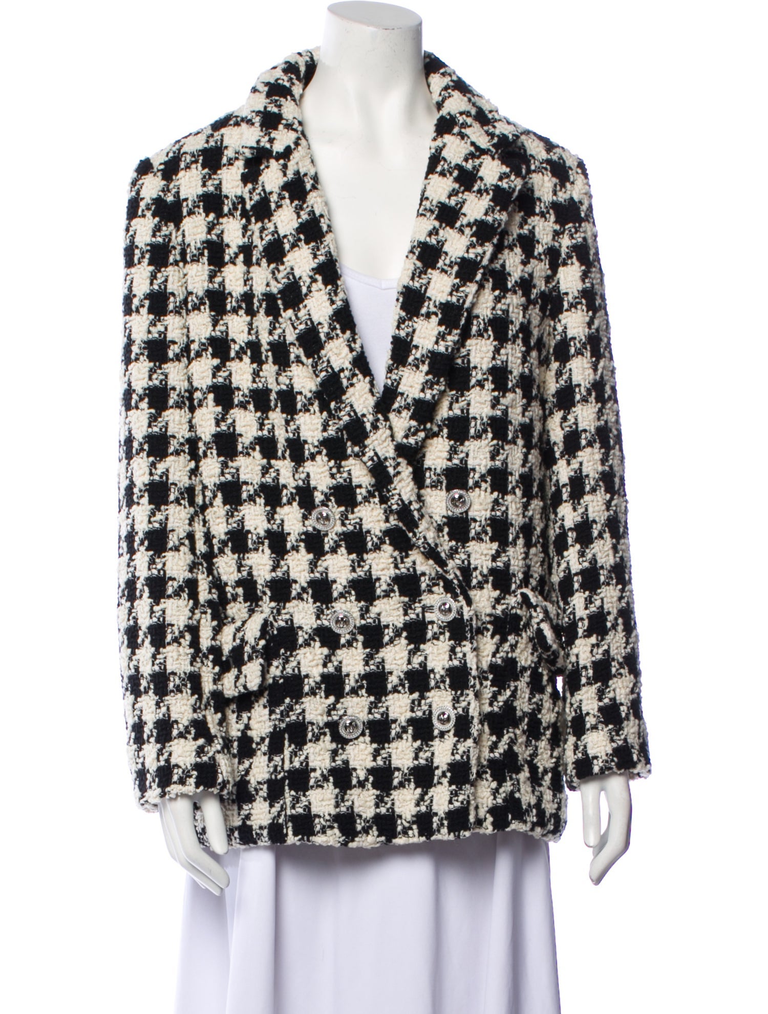 Maje Plaid Print Blazer w/ Tags