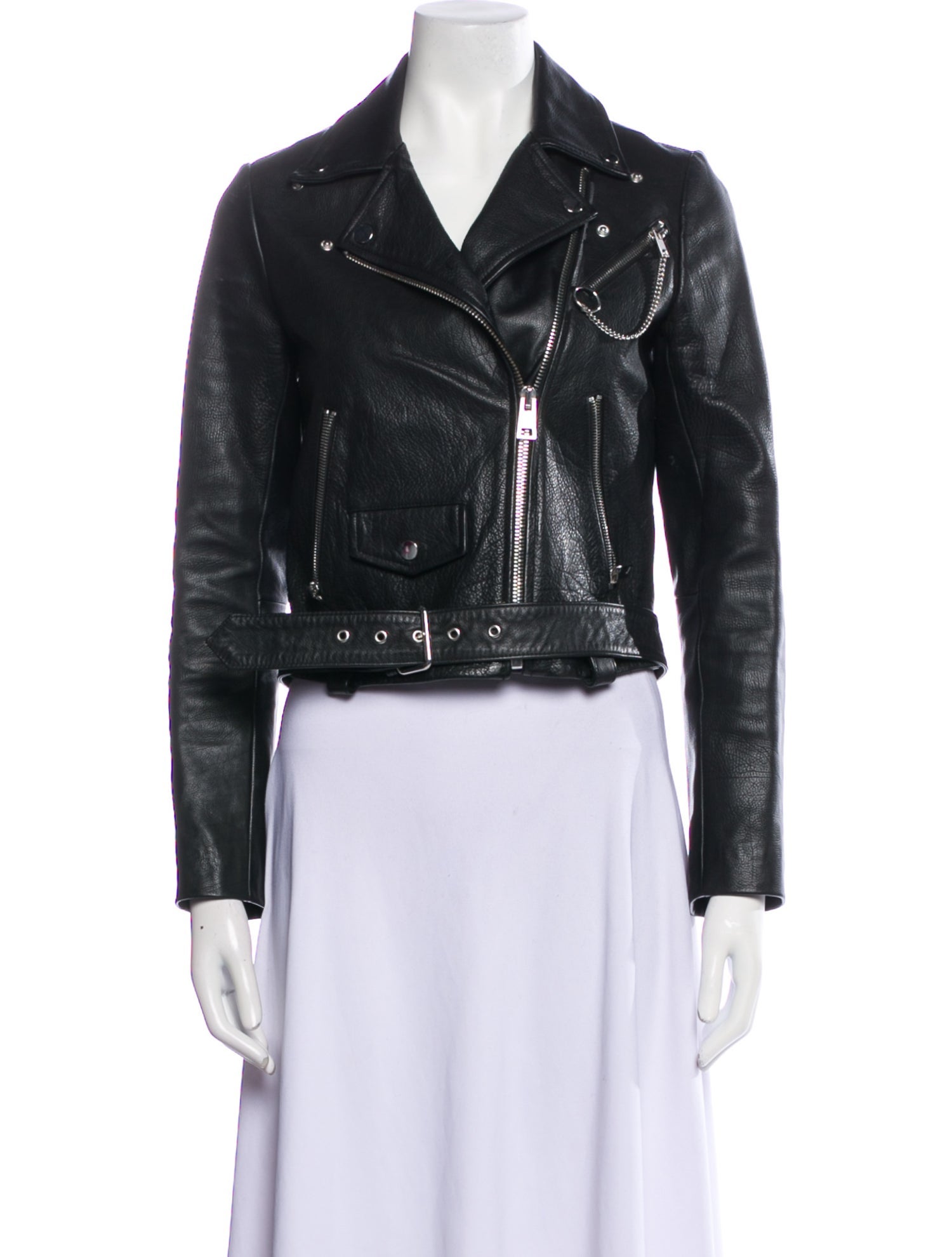 Maje Leather Biker Jacket