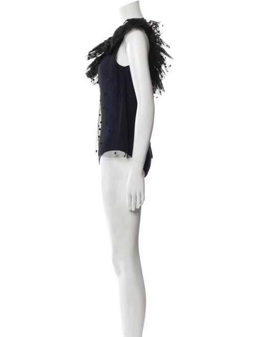 Maje One-Shoulder Sleeveless Bodysuit