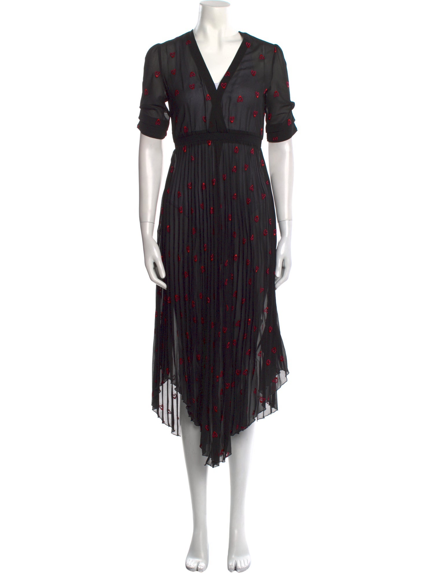 Maje Printed Long Dress