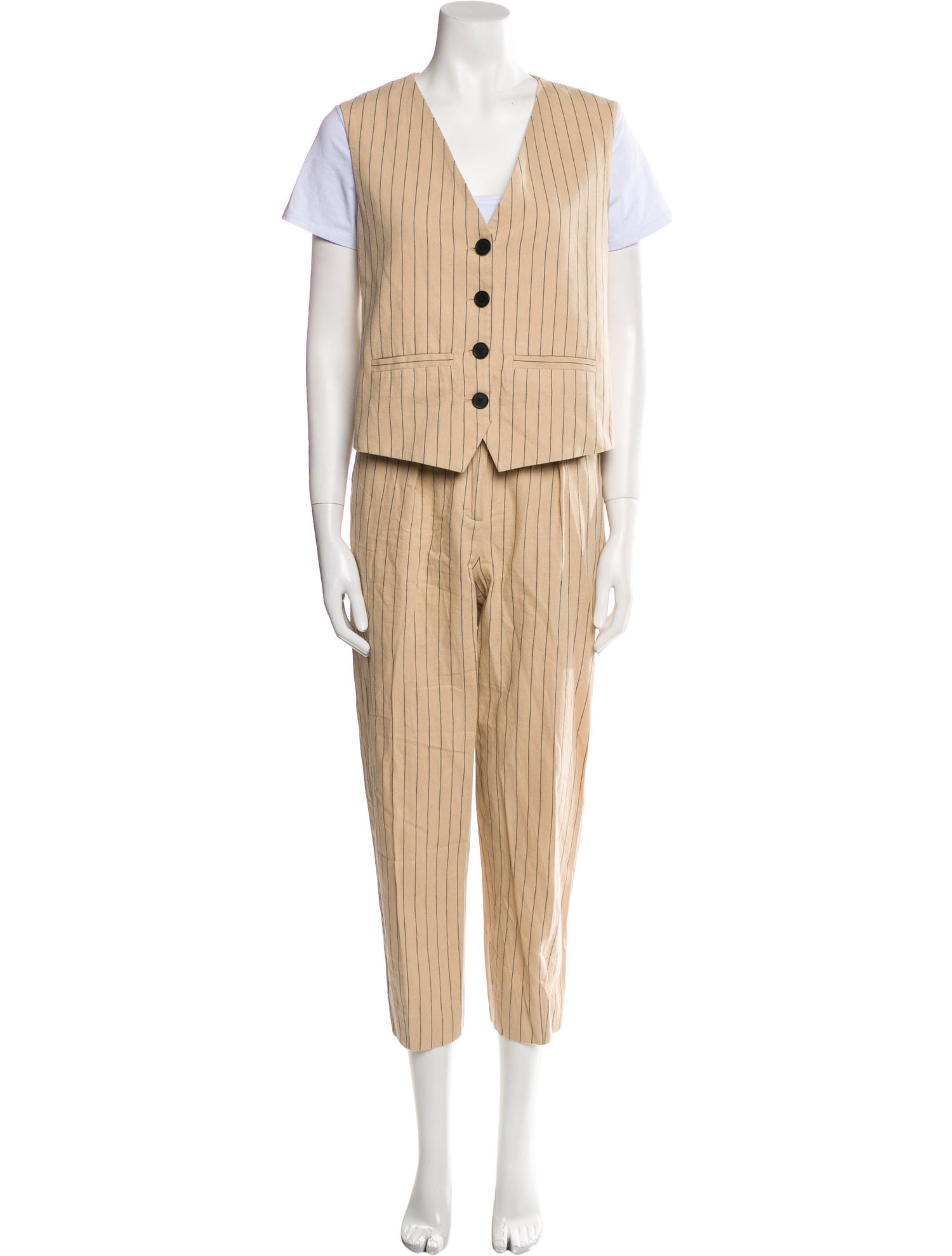 Maje Striped Pant Set