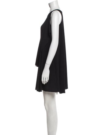 Maje Scoop Neck Mini Dress