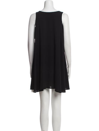 Maje Scoop Neck Mini Dress