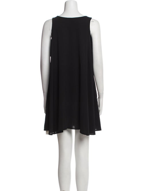 Maje Scoop Neck Mini Dress