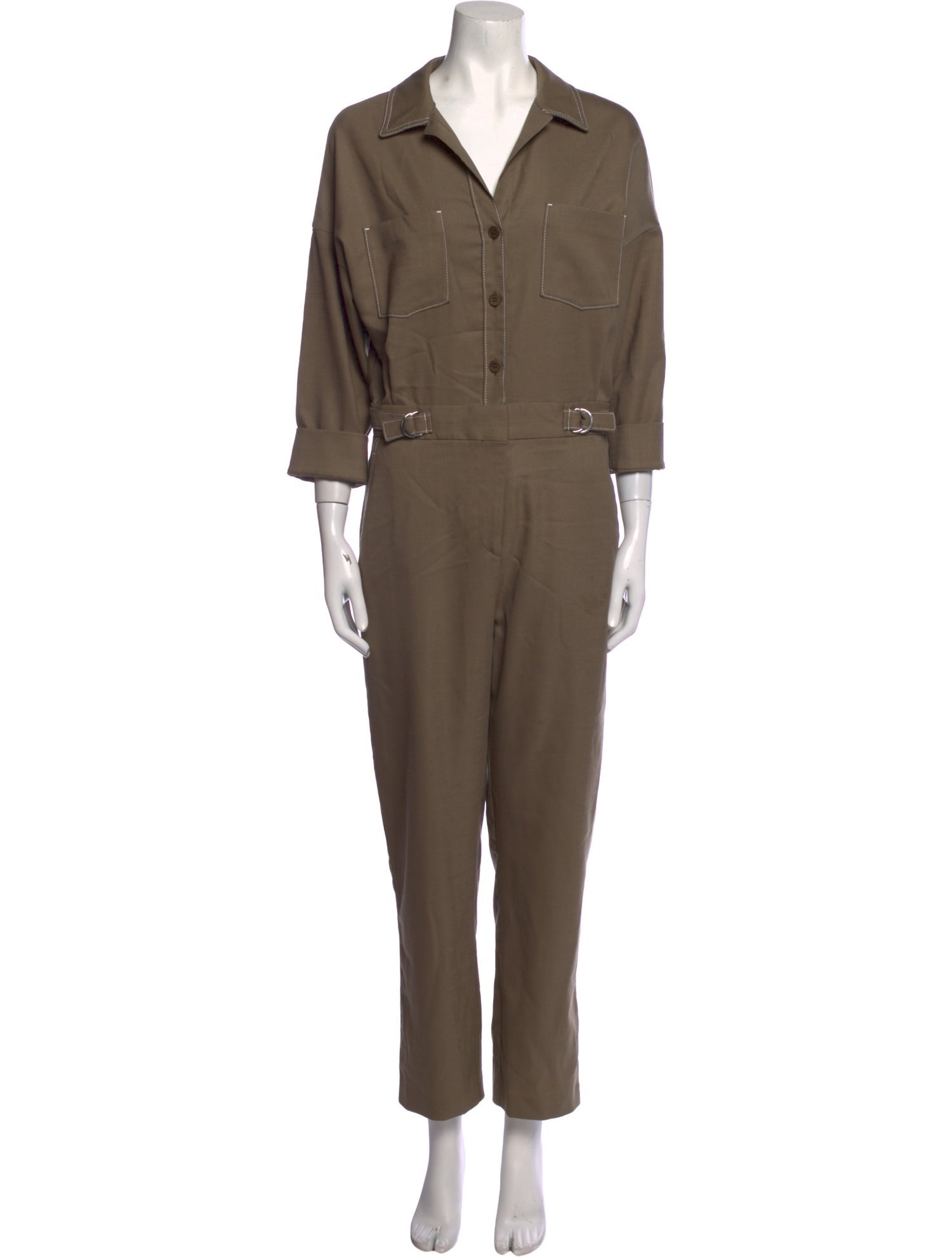 Maje V-Neck Jumpsuit