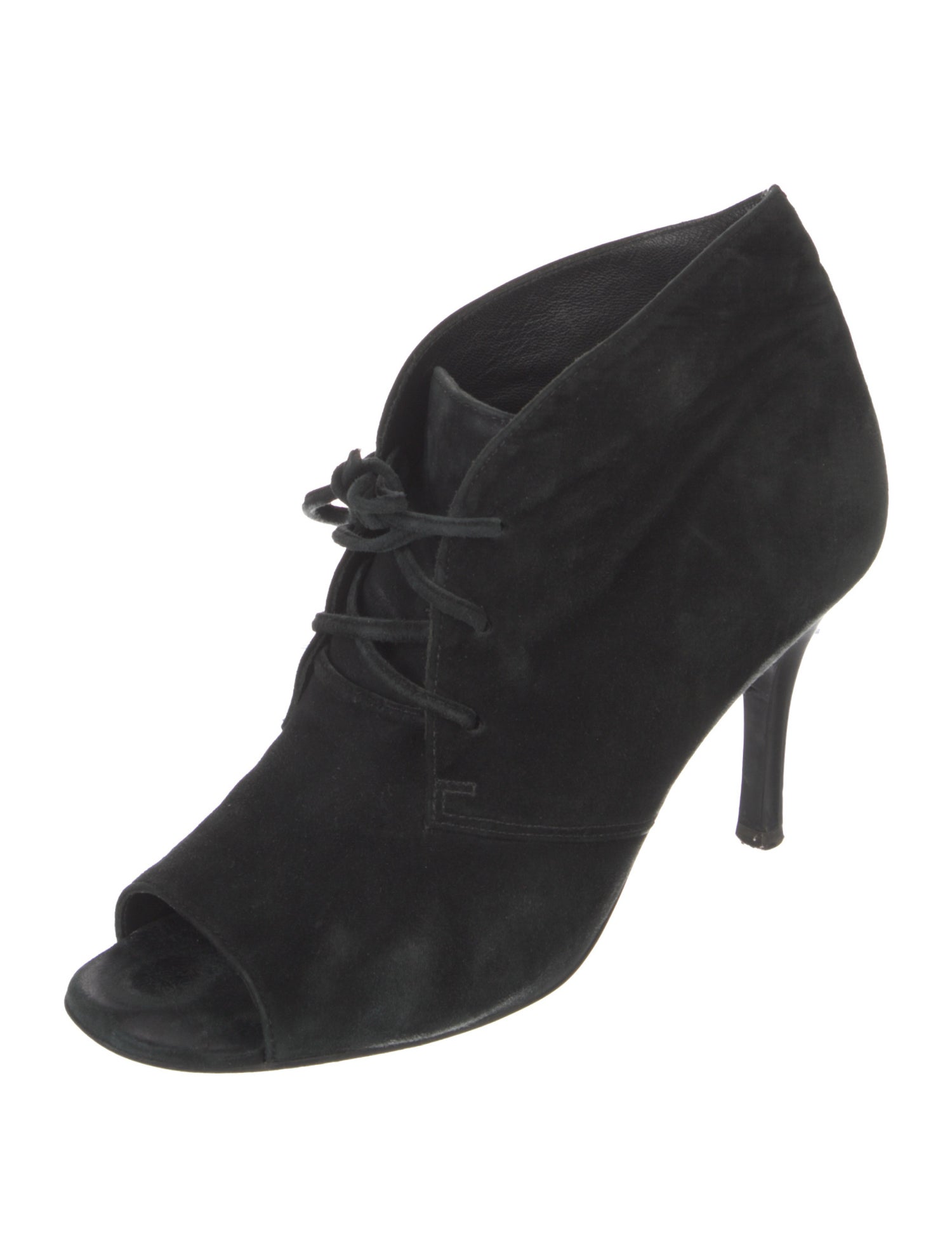 Maje Suede Lace-Up Boots