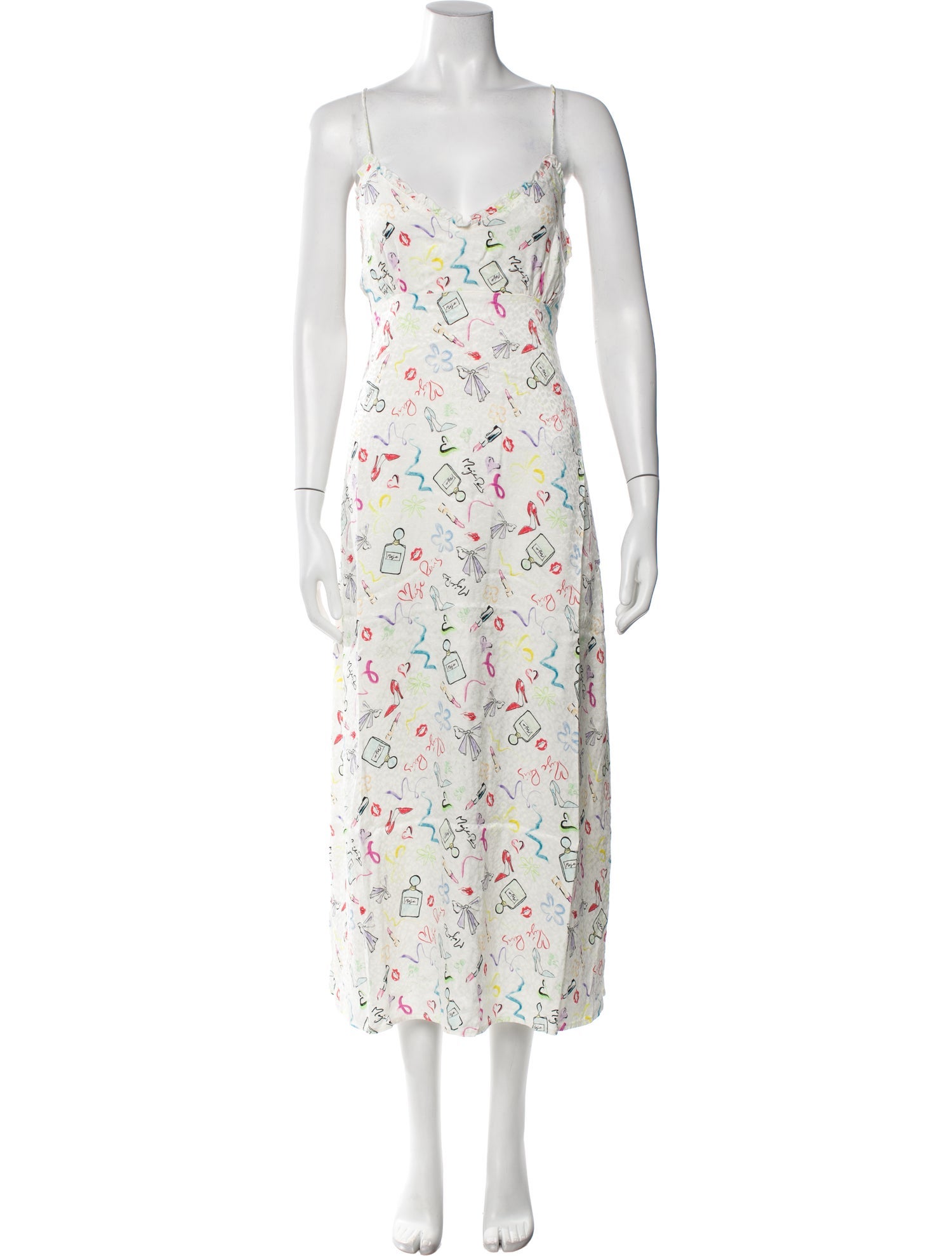 Maje Floral Print Long Dress