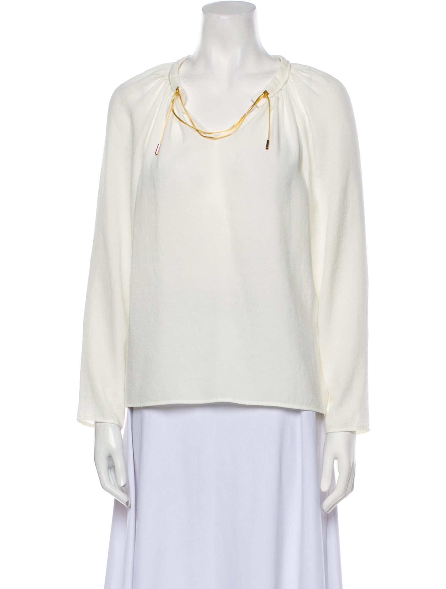Maje V-Neck Long Sleeve Blouse