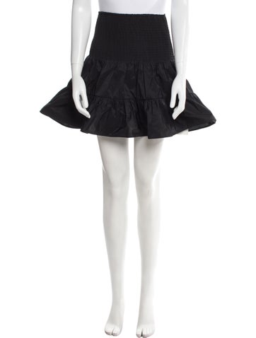 Maje Skirts Ruffle Embellishment Mini Skirt XS