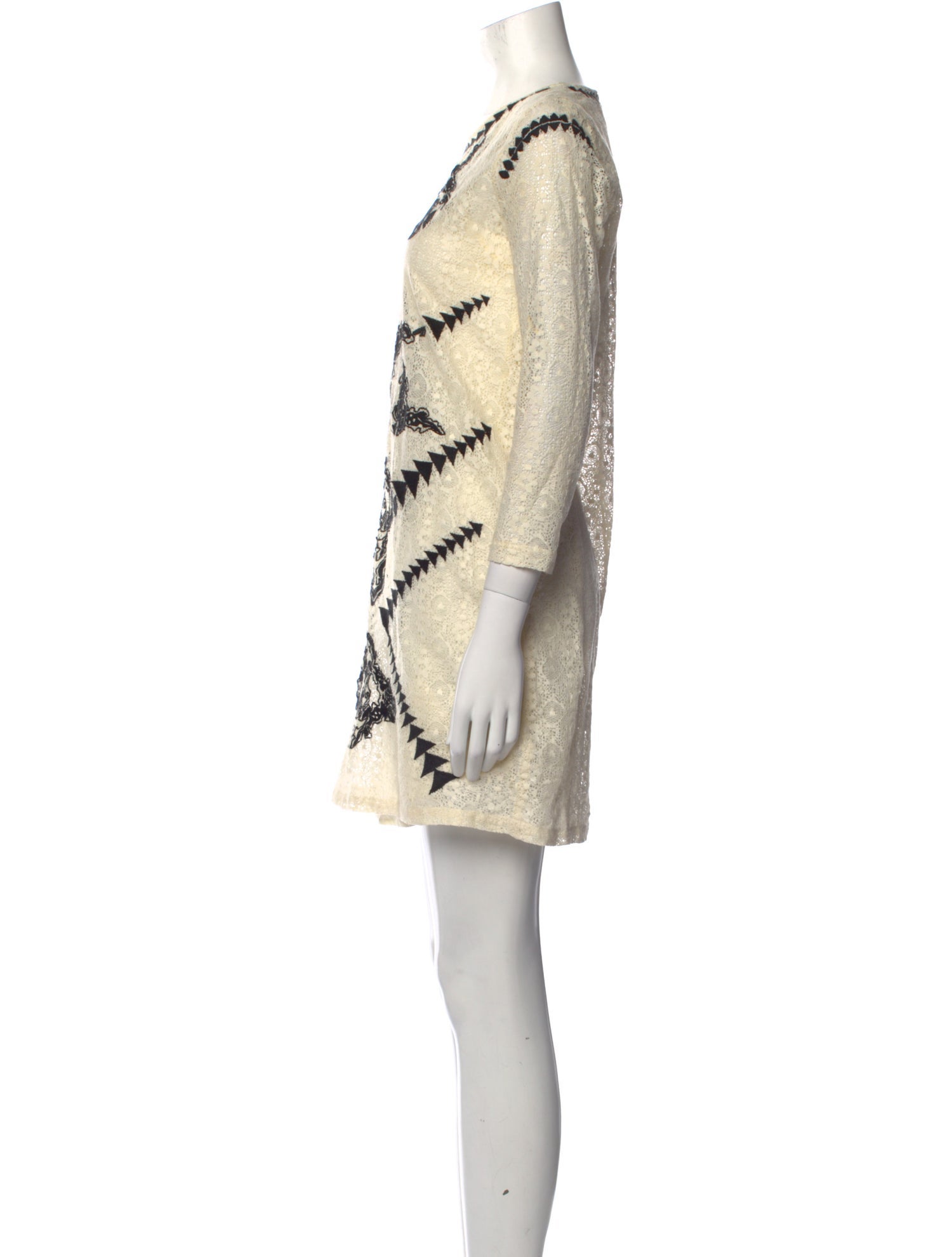 Maje Printed Mini Dress